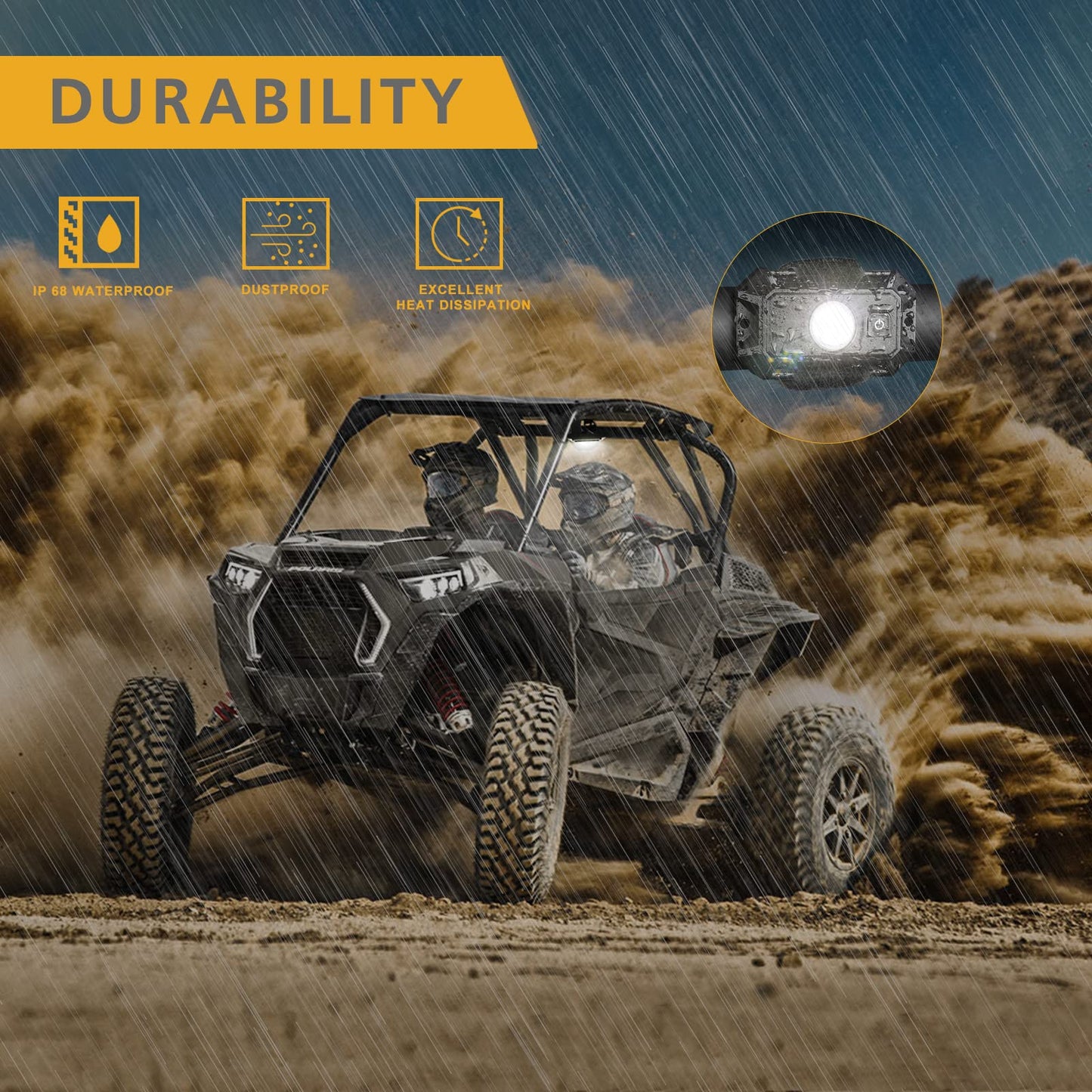 Utv Led Dome Light 12V With Switch  Rfroad Lighting Universal Roll Bar Mount Led White Lights Interior Dome Light For Utv Atv Polaris Rzr Can Am Car Golf Cart