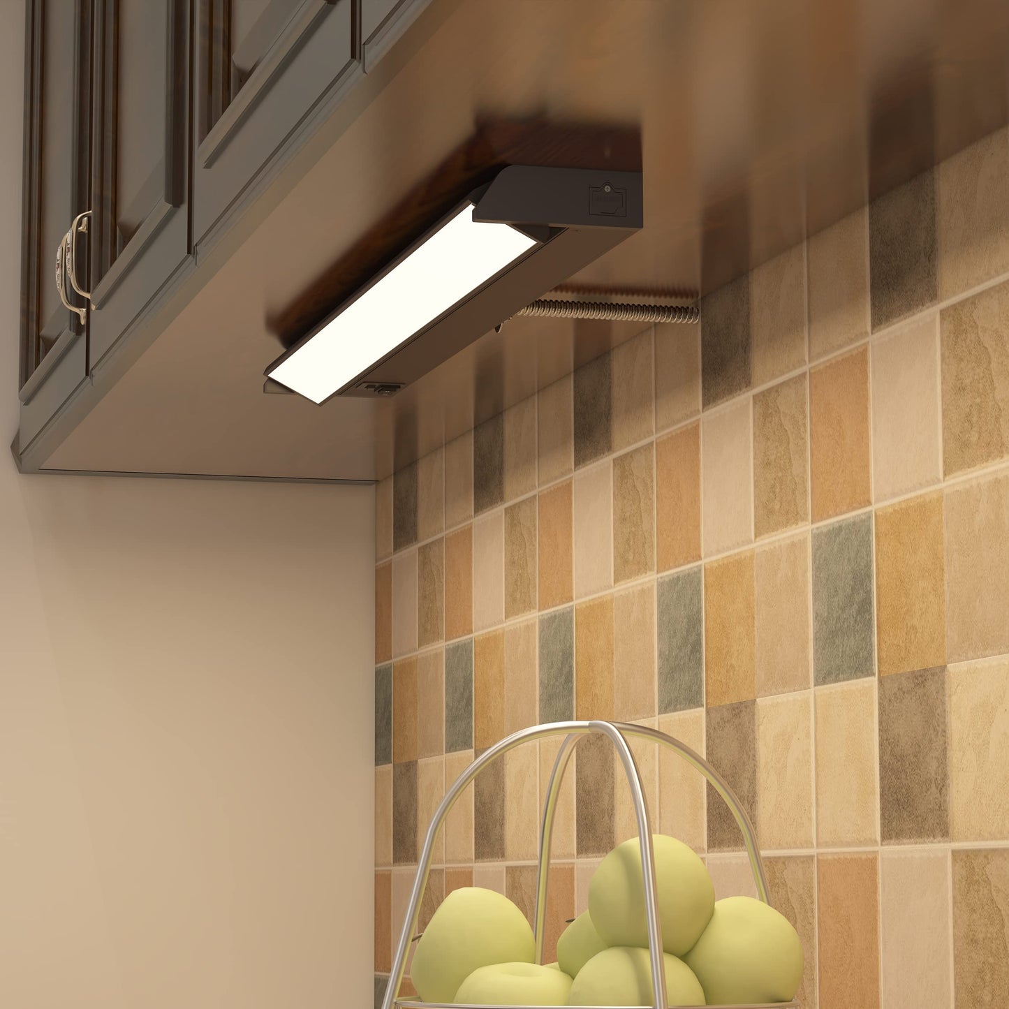 Getinlight 24-Inch Swivel Led Under Cabinet Lights  Glass Lens  Selectable White 2700K/4000K/5000K  Dimmable With Wall Dimmers  Bronze Finish  In-0202-3-Bz