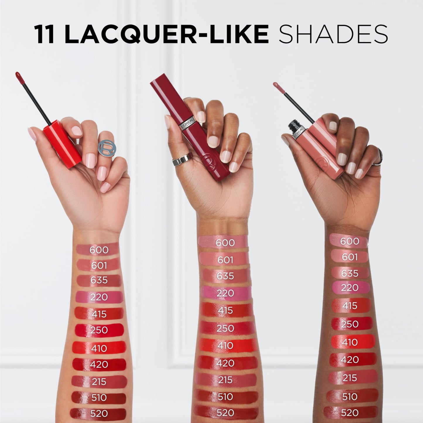 L'Oreal Paris Infallible Lacque Resistance Liquid Lipstick, 16HR Long Lasting Lip Makeup with Lacquer-Like Shine and Zero Transf