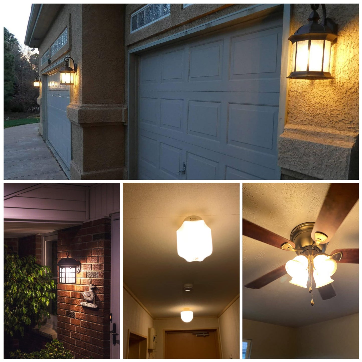Big Size 1.57X 5.03 Inch  E12 150W Led Candelabra Bulbs C7 Replacement 2700K Warm White 2000 Lumen T6 E12 15W Led Chandelier Light Bulbs For Ceiling Fan Pendant Lighting Floor Lamp Non-Dimmable 4 Pack