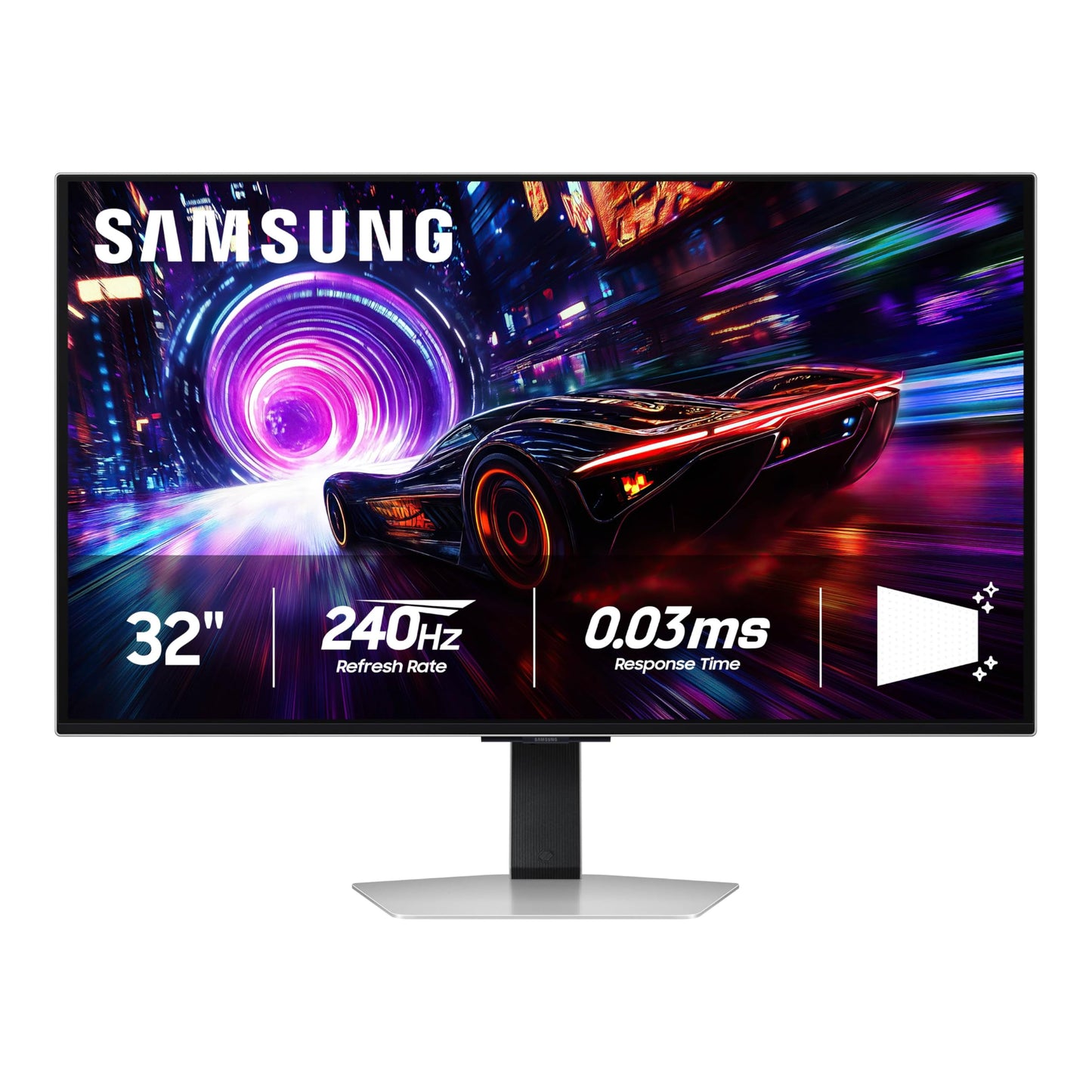 Samsung 32    Odyssey Qd-Oled G8 (G81Sf), 4K, 240Hz, Gaming Monitor, 0.03Ms Response Time, Displayhdr True Black 400, Amd Freesy