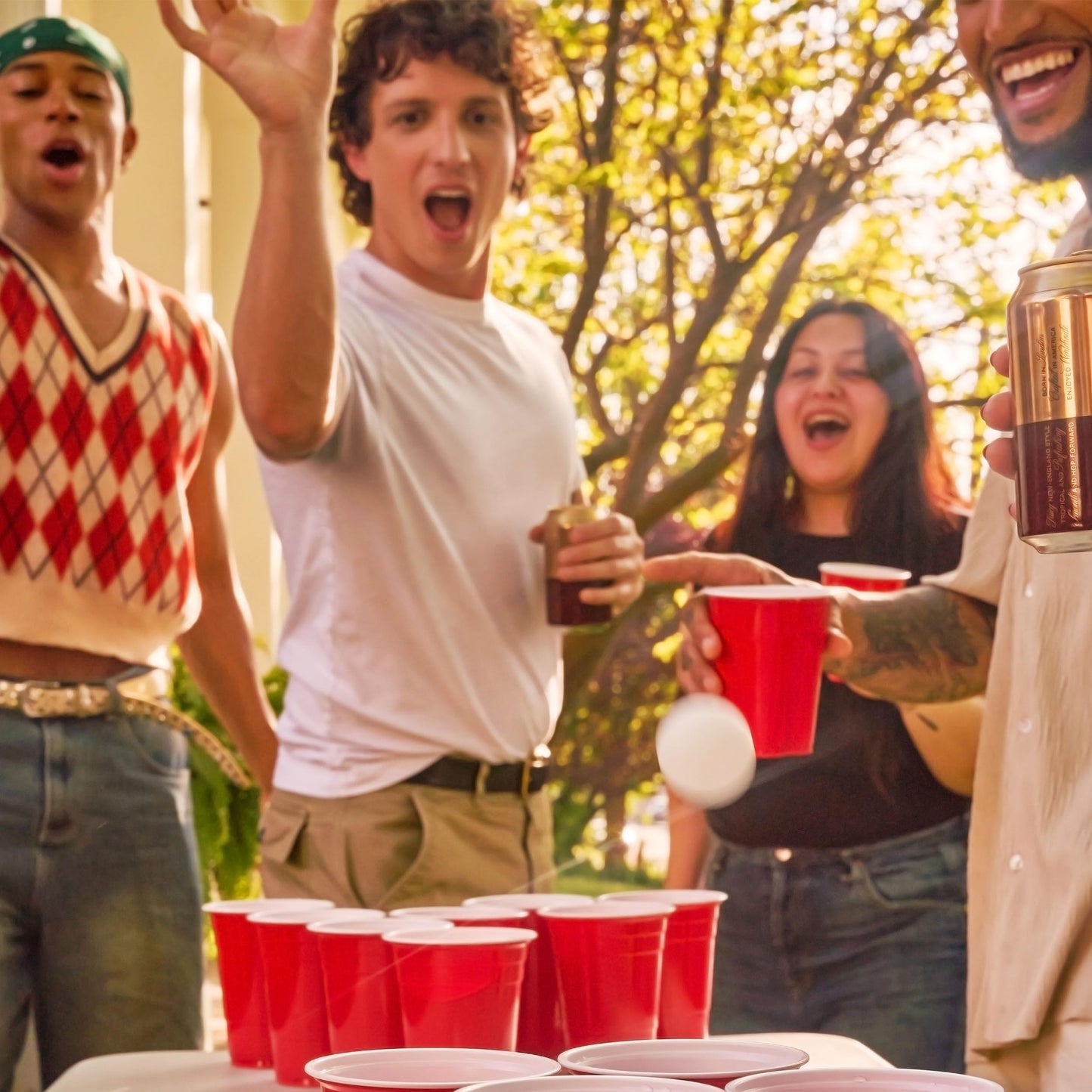 Buzzed Party Pong Bundle Drinking Kit, Fun Outdoor or Indoor Drinking Game Set with Ping Pong Balls & Gear for 10+ Classic Games, Perfect for Holiday Party Games & Friendsgiving Gift Ideas for Host