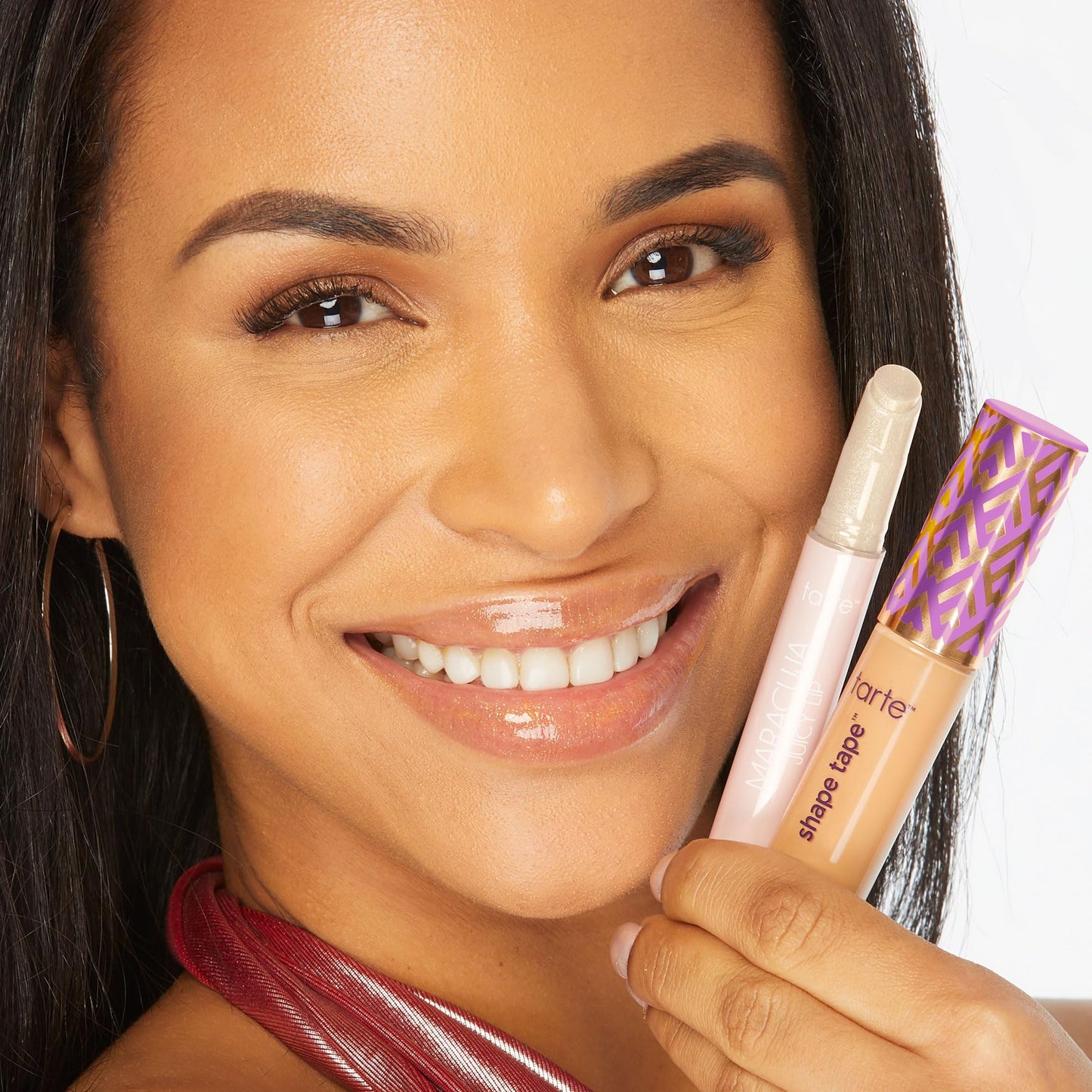 tarte icons shape tape concealer & maracuja juicy lip duo - 22N light neutral & sunflower - full size