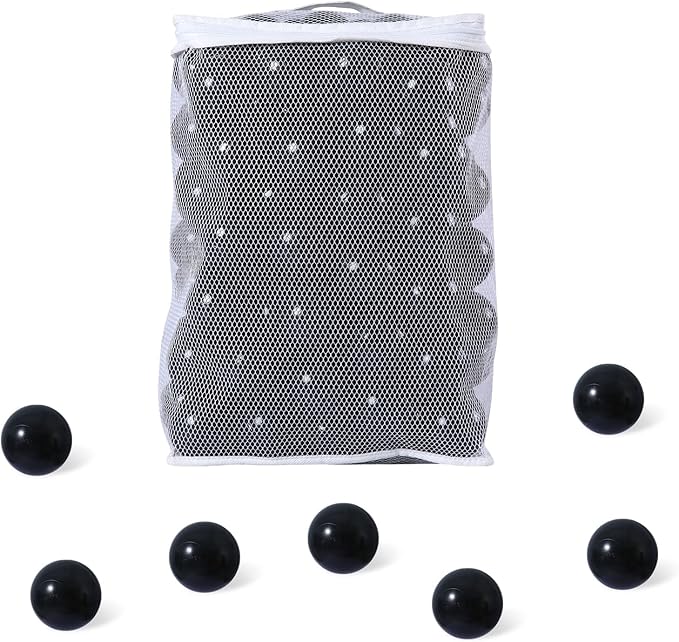 GUESVOT Ball Pit Balls for Kids, Plastic Refill 2.2 Inch Balls, 100 Pack, Bright Colors, Phthalate and BPA Free, Includes ...