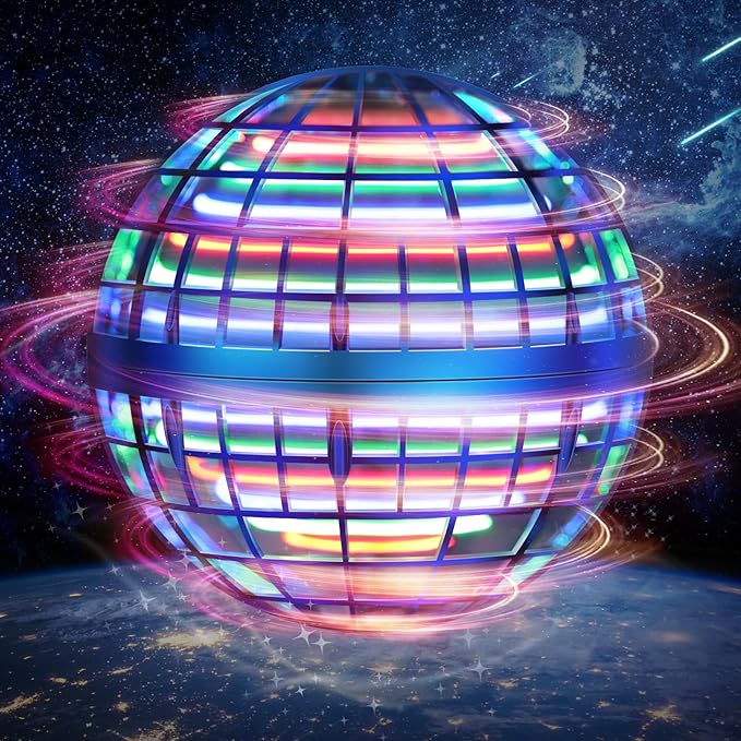 LEMATRIX Flying Orb Ball Toy, Hover Ball Boomerang Fly Fidget Spinner, Cool Toys Gifts for 6 7 8 9 10 11 12+ Years Old boy...