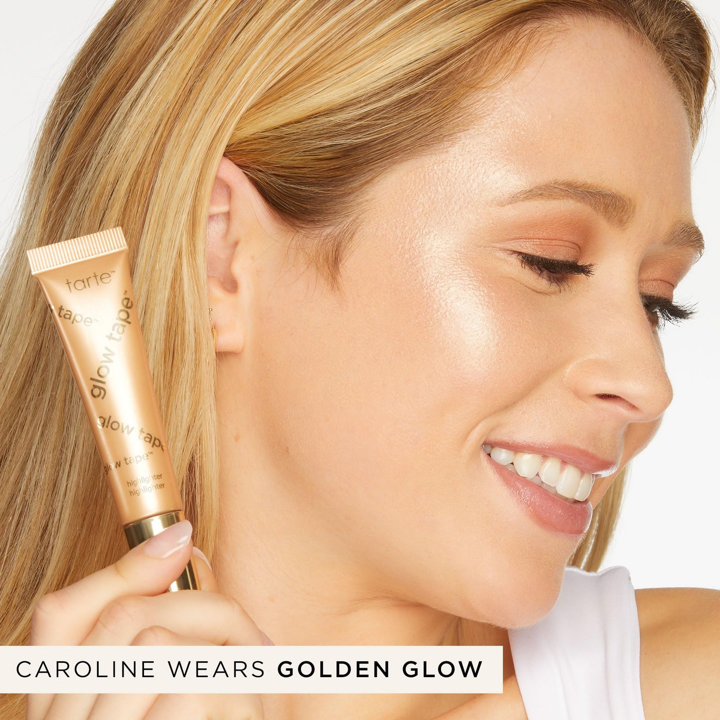 tarte glow tape highlighter - golden glow - full size