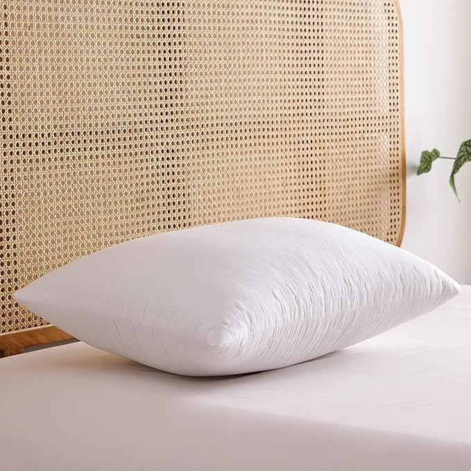 Shatex Firm Pillow, Queen Bed Pillow 28 x 20inch, Adjustable Pillow for Neck Pain Relief，Back Pillow Provide Strong Support for Stomach & Side Sleepers