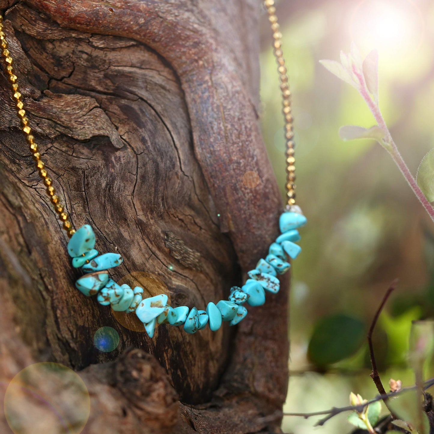 Aobei Pearl Turquoise Bar Necklace Choker Gold Hematite Beaded Tiny Dainty Minimalist Jewelry for Women 15