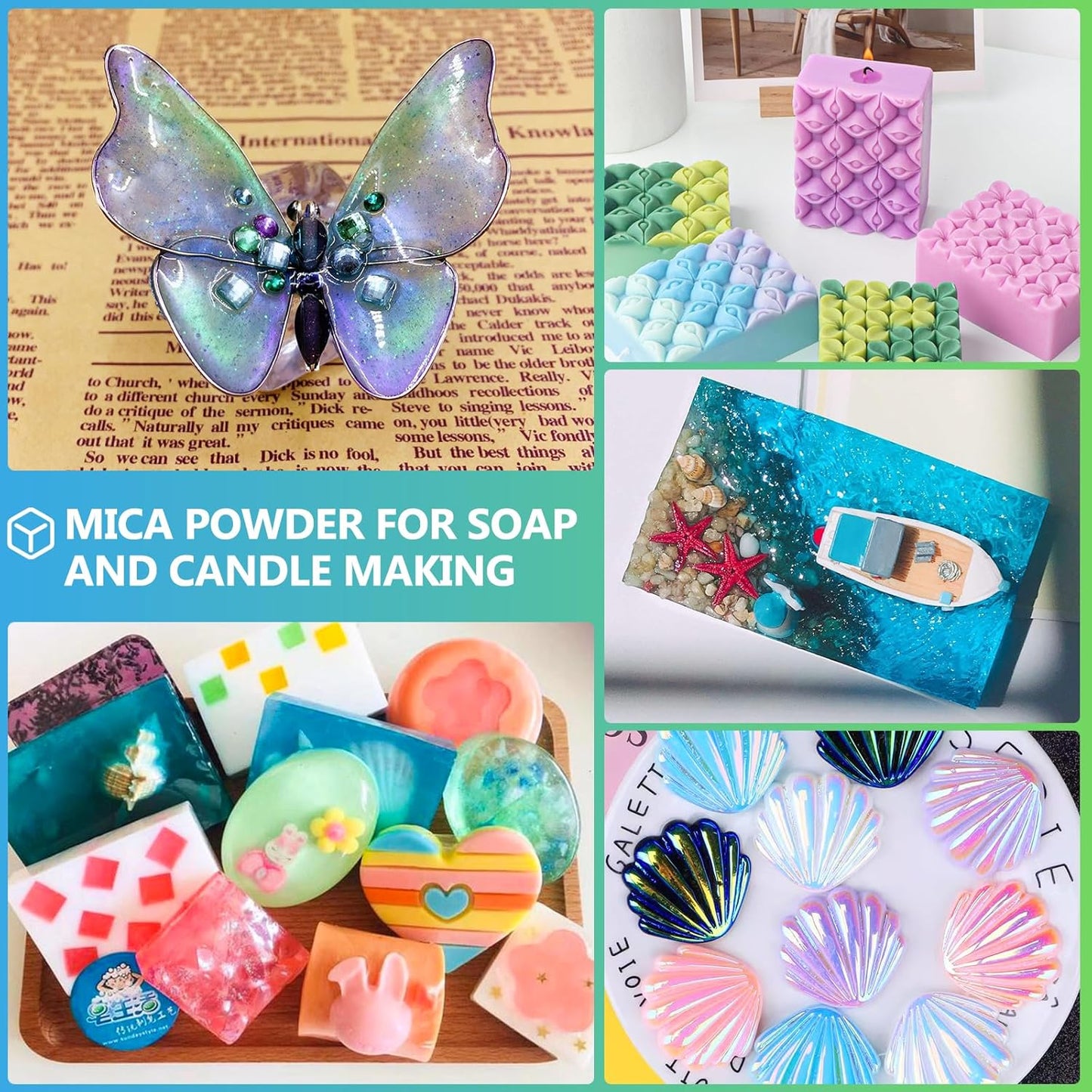 Mica Powder,7.05OZ（200g）,Purple Rose Mica Powder Pigment for Epoxy Resin，Lip Gloss，Car Paint，Dye，Soap Making，Nail Polish,Epoxy Resin,Candle Making,Bath Bombs