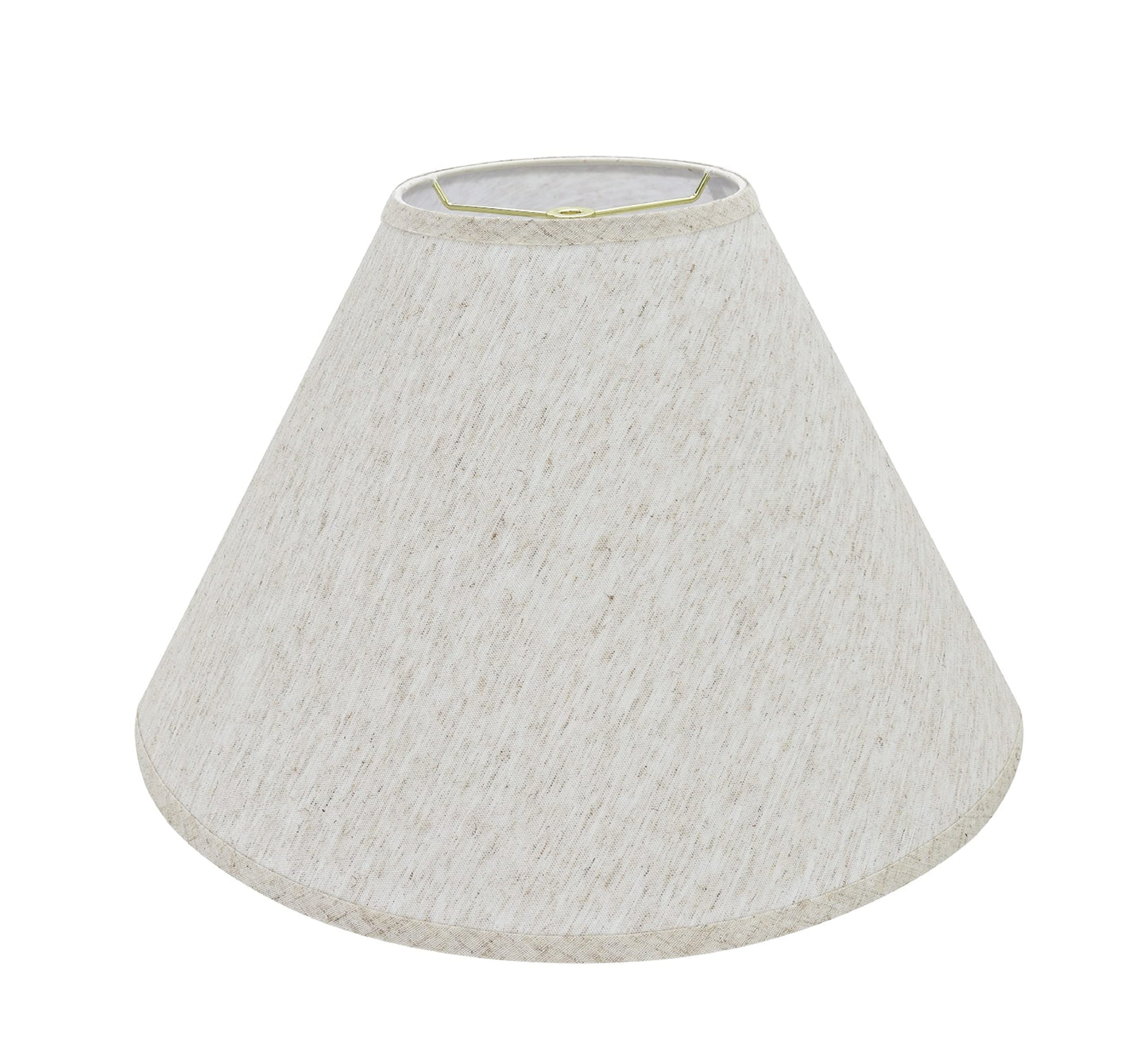 Aspen Creative Transitional Hardback Lamp Shade, Empire Shape, Flaxen, 18in Wide, Model 32772, Size 7in x 18in x 12 1/2