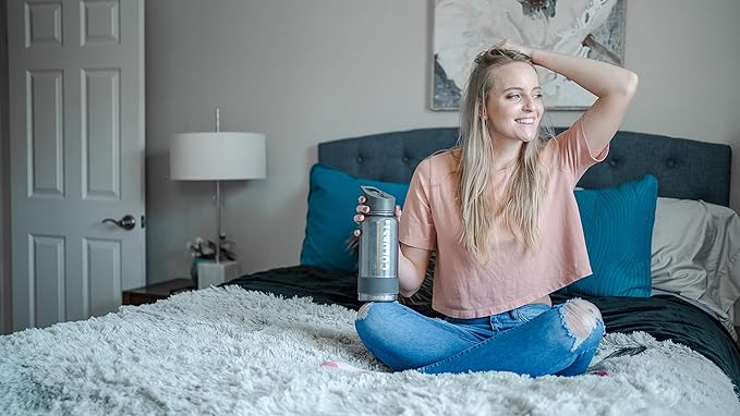 Coldest Sports Water Bottle with Straw Lid Vacuum Insulated Stainless Steel Metal Thermos Bottles Reusable Leak Proof Flask for Sports Gym (Epic White, 40 oz)