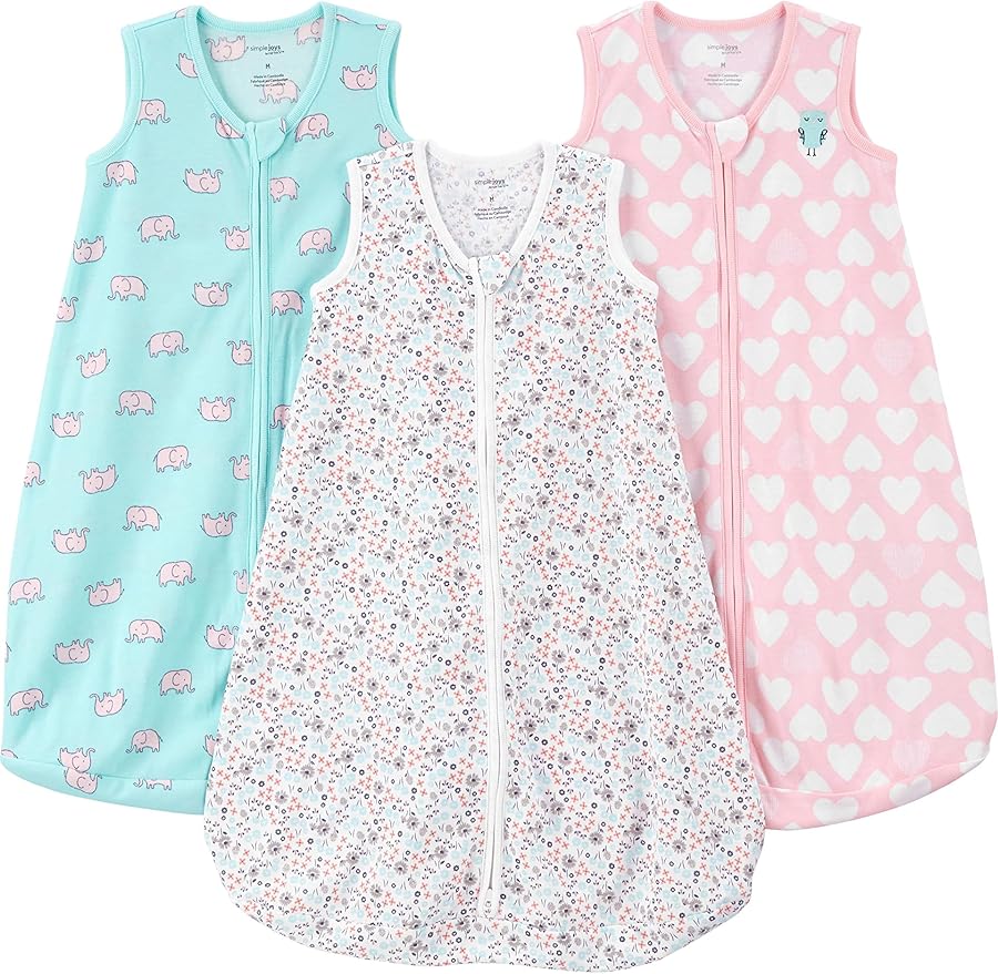 Simple Joys by Carter's unisex-baby 2-pack Microfleece Long-sleeve Sleepbag