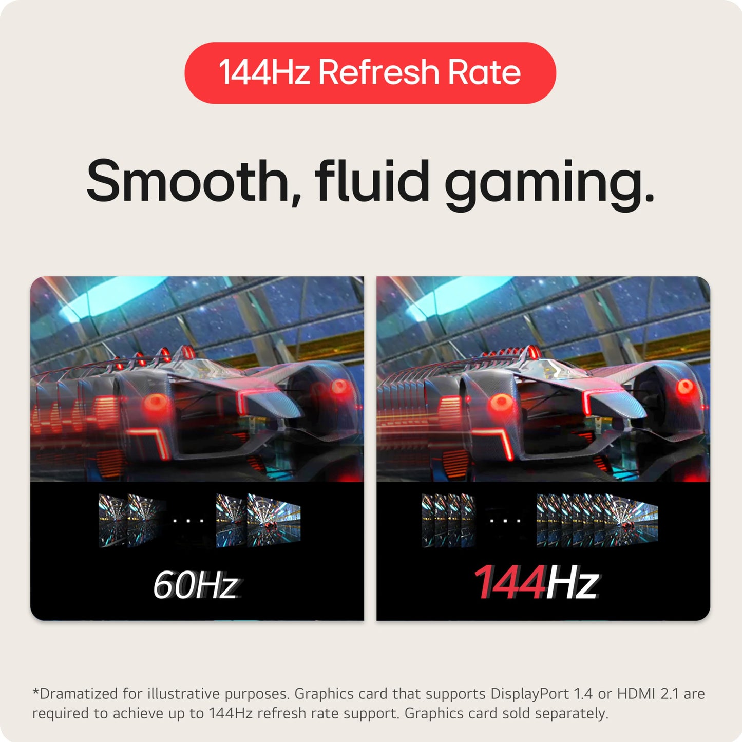 LG 27" UltraGear 4K UHD (3840x2160) Gaming Monitor, 144Hz, 1ms, VESA DisplayHDR 400, G-SYNC and AMD FreeSync Premium, HDMI 2.1, DisplayPort, 4-Pole HP Out DTS HP:X, Tilt/Height/Pivot Stand, Black