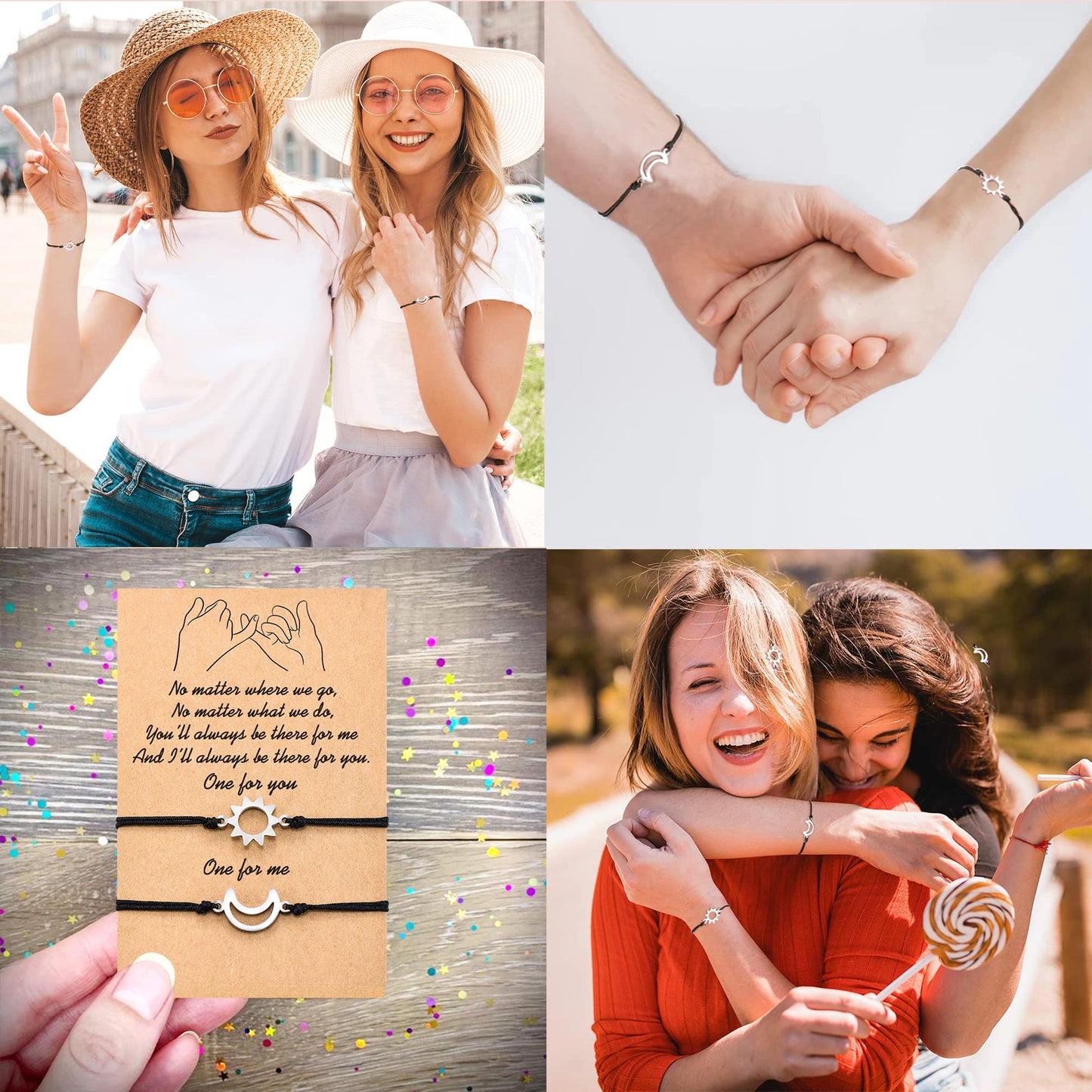 Tarsus Friendship Bracelets Best Friend Bracelet Gifts, Matching Stuffers BFF Gifts Bestfriend Sister Women Friends Couples Fema