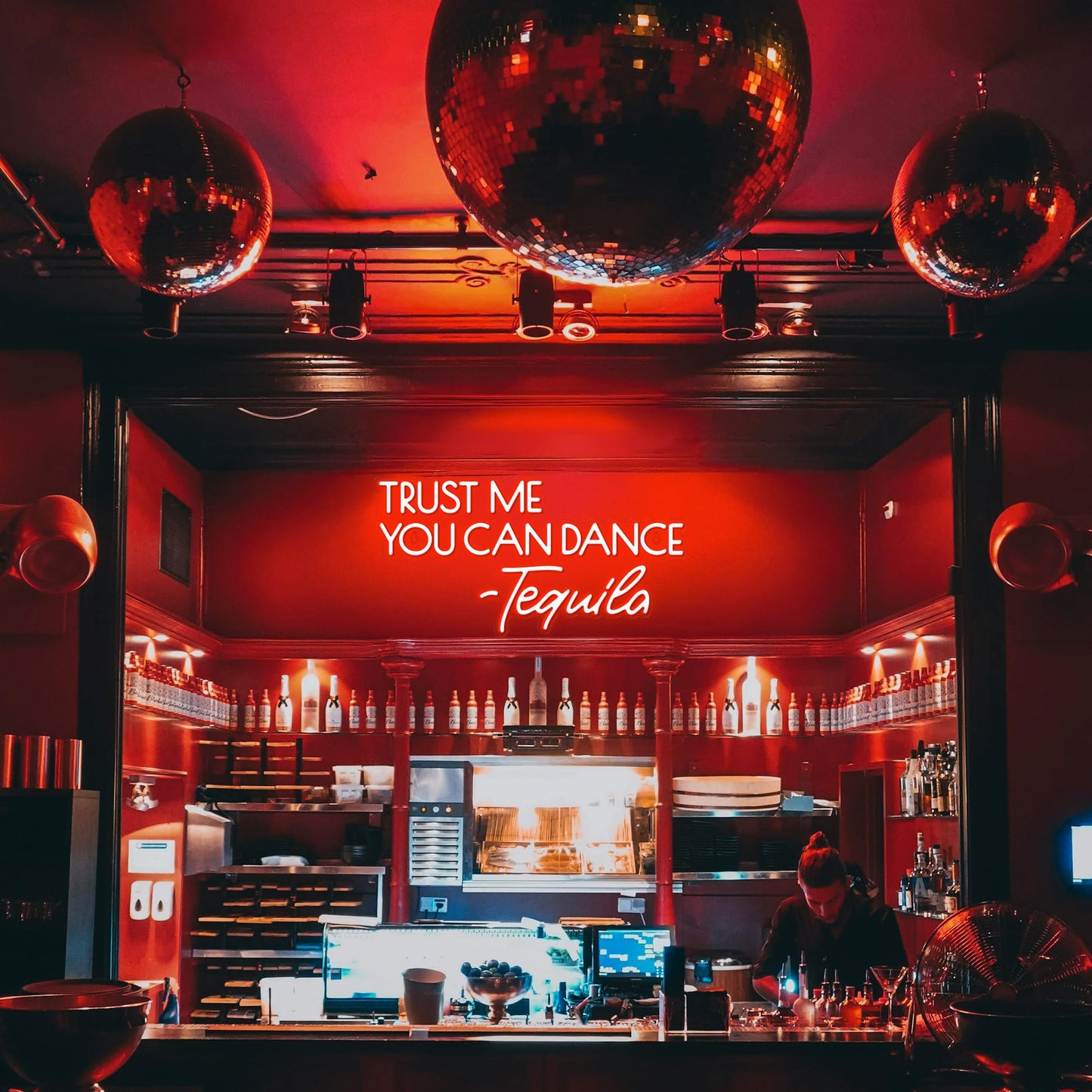 Kavaas Trust Me You Can Dance - spirit-inspired flavor Neon Sign  Neon Bar Signs For Home Bar Decor  Man Cave Pub Party - Best Gifts For spirit-inspired flavor Lover  Husband  Father  Birthday  Christmas