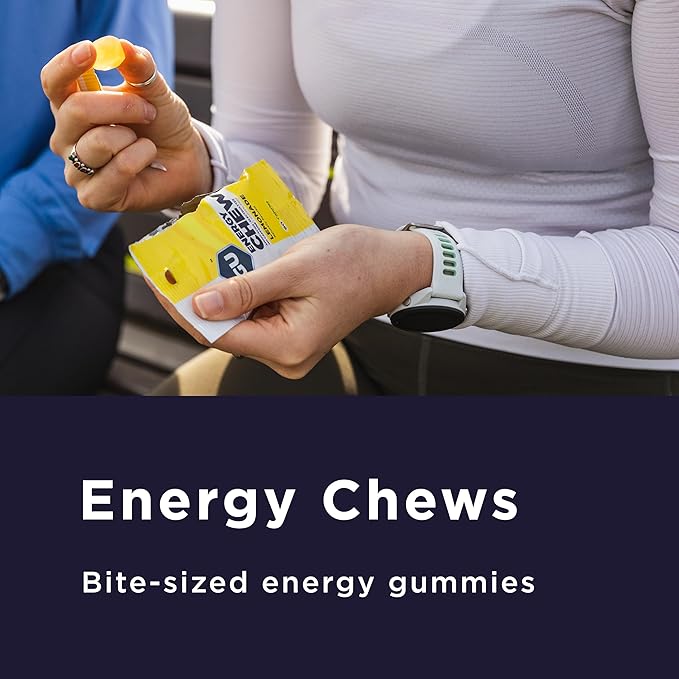 GU Energy Chews, Fruit Punch Energy Gummies with Electrolytes, Vegan, Gluten-Free, Kosher, Caffeine Free, and Dairy-Free On-The-Go Energy for Any Workout, 12 Bags (24 Servings Total)