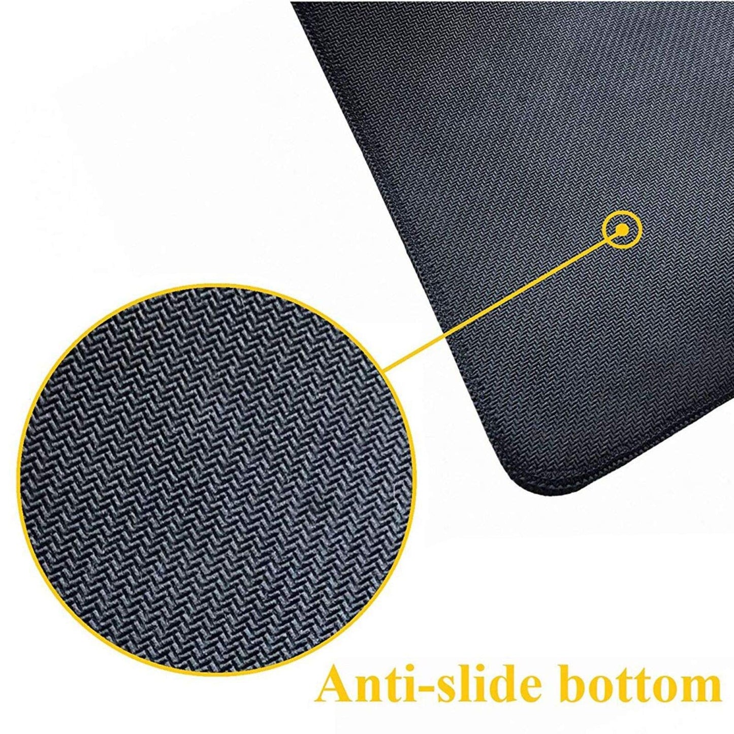 Rose Gold Glitter Black Gaming Mouse Pad Large XL Long Extended Pads Big Mousepad Keyboard Mouse Mat Desk Pad Home Office Decor Accessories for Computer Pc Laptop