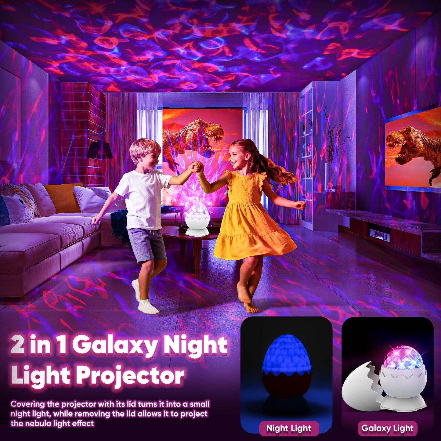 Proran Galaxy Projector For Bedroom  Nebula Galaxy Night Light Projector With Timer And Remote Gift For Kids mature-themeds For Ceiling Birthdays Christmas Valentine S Day