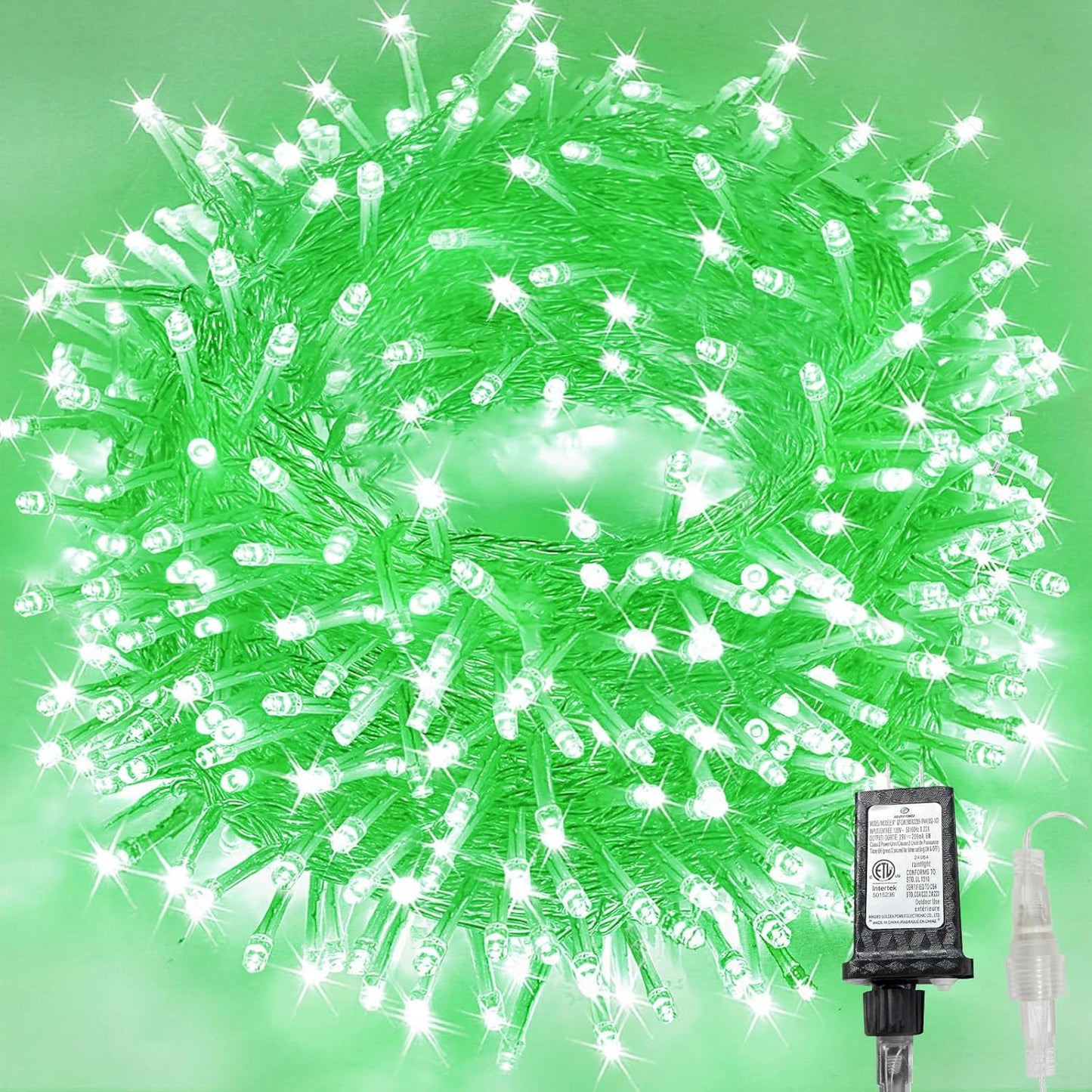 88Ft 240Led Extra-Long Connectable String Lights Indoor Outdoor Clear Wire  Green Christmas String Lights  Plug In Twinkle Fairy Light With Timer For Wedding Patio Tree Yard Christmas Decorations