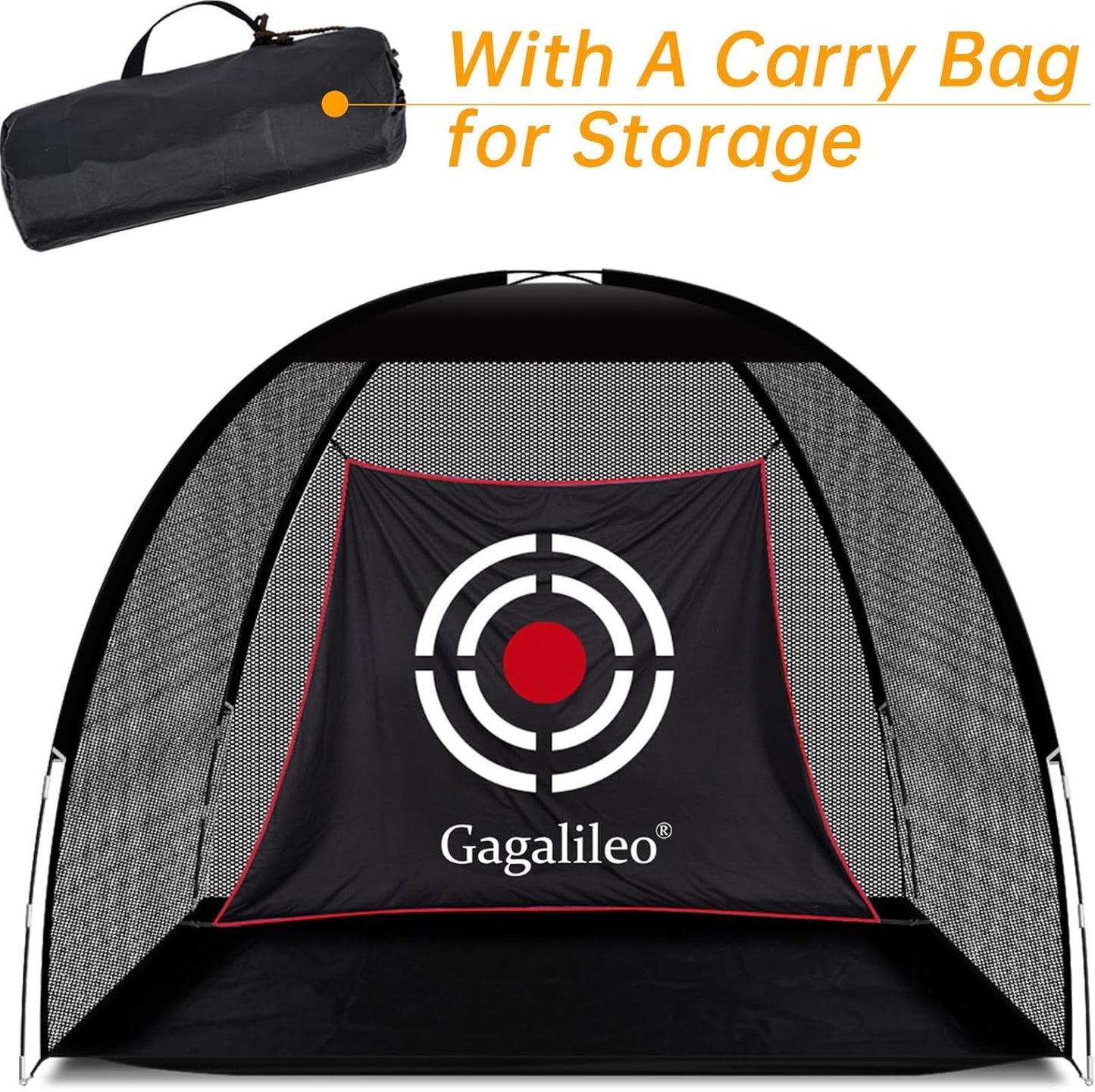 Gagalileo Golf Training Net for Teens & Beginners: with Target Portable for Backyard Indoor Outdoor Hitting Practice