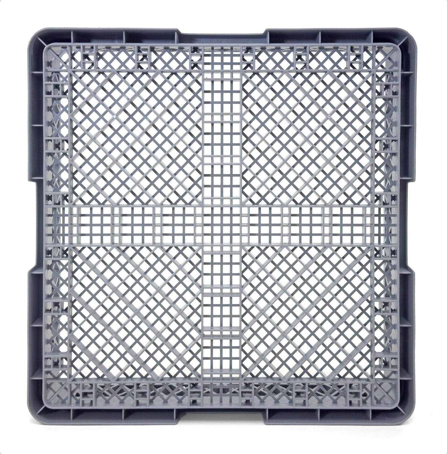 Farag Janitorial Flatware Rack for Commercial Dishwasher | Full Size Combination | Polypropylene (Gray)