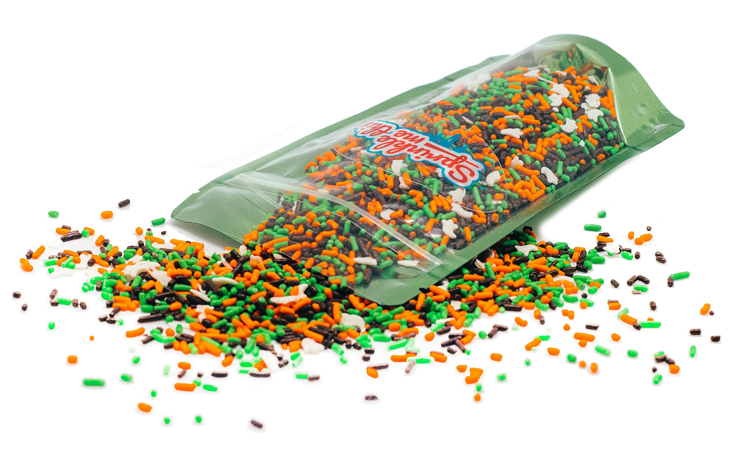 Halloween Party Edible Decorations Sprinkle Blends - A Spooky 4 Ounce Variation (Ghost Bumps)