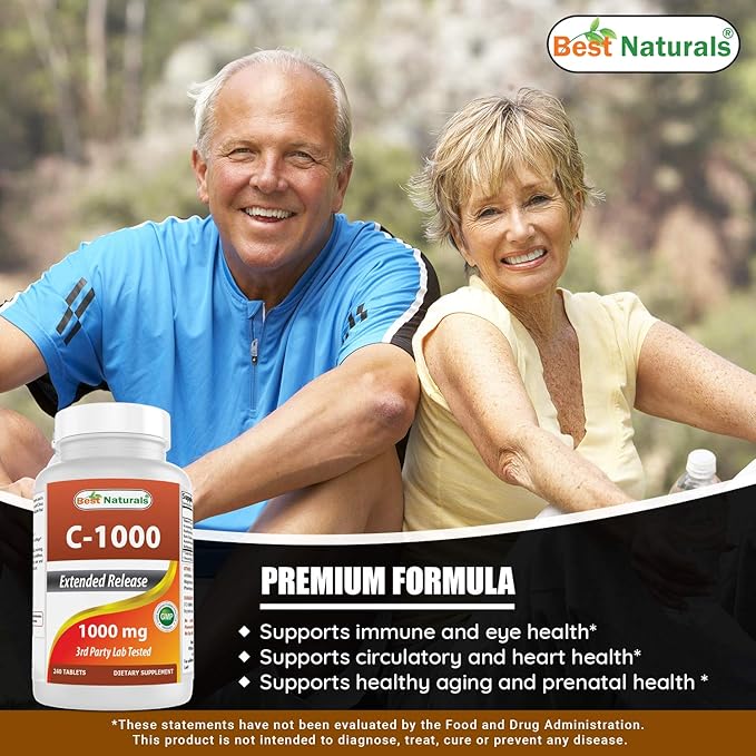 Best Naturals L-Lysine 500 mg & Vitamin C 1000 mg