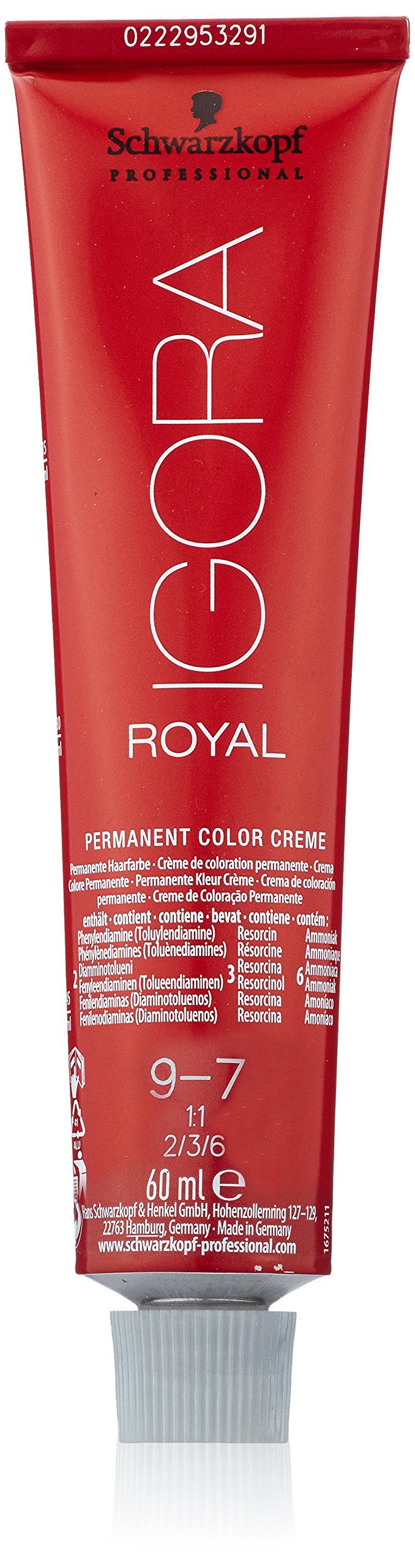 Schwarzkopf IGORA Royal 9-7 Very Light Blonde 60ml