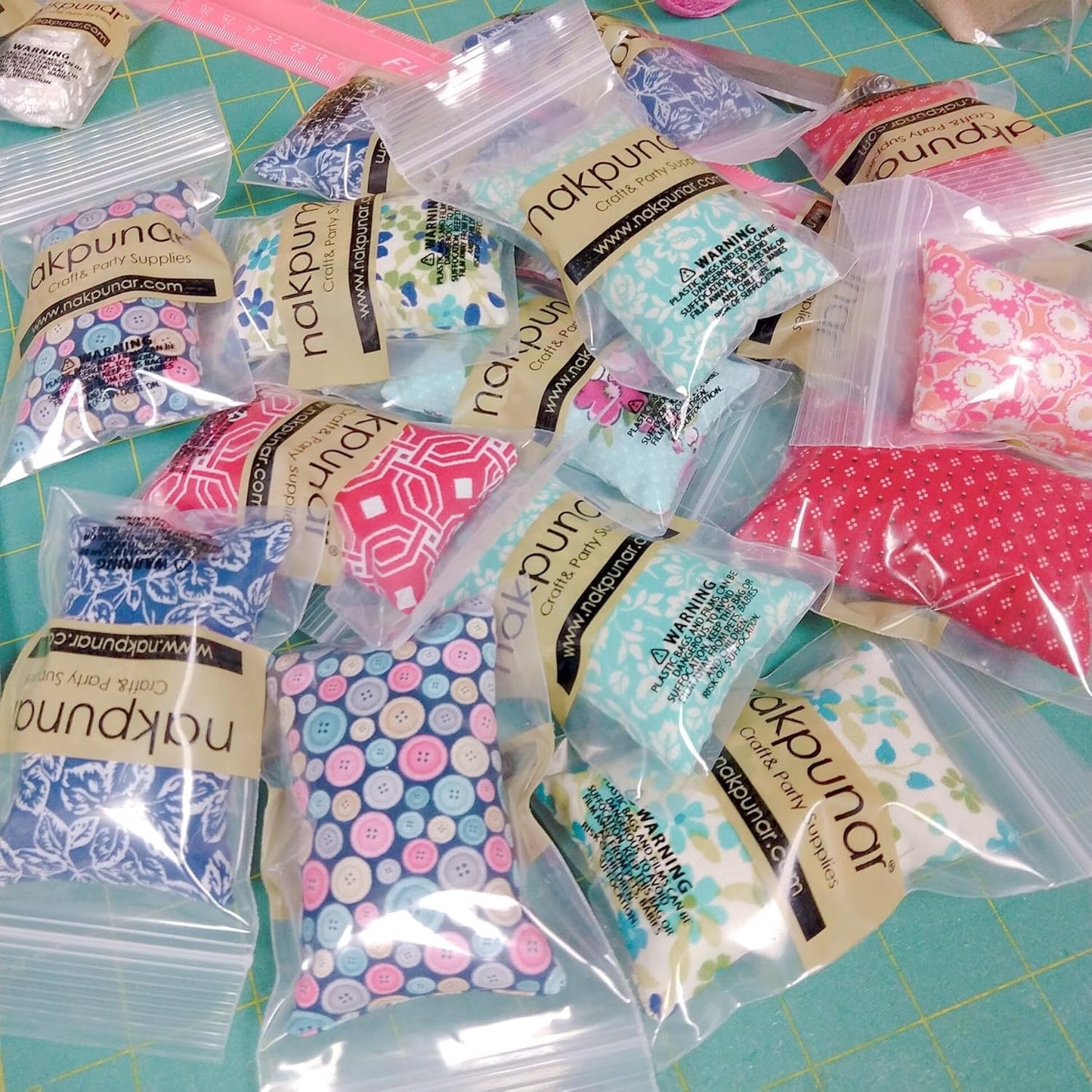 Nakpunar Emery Pincushion for Sharpening Needles - Filled with Abrasive Turkish Emery Sand Filling for Perfect Needlework, Quilting, and Sewing Projects - Handmade in The USA - Wall Hoop Art