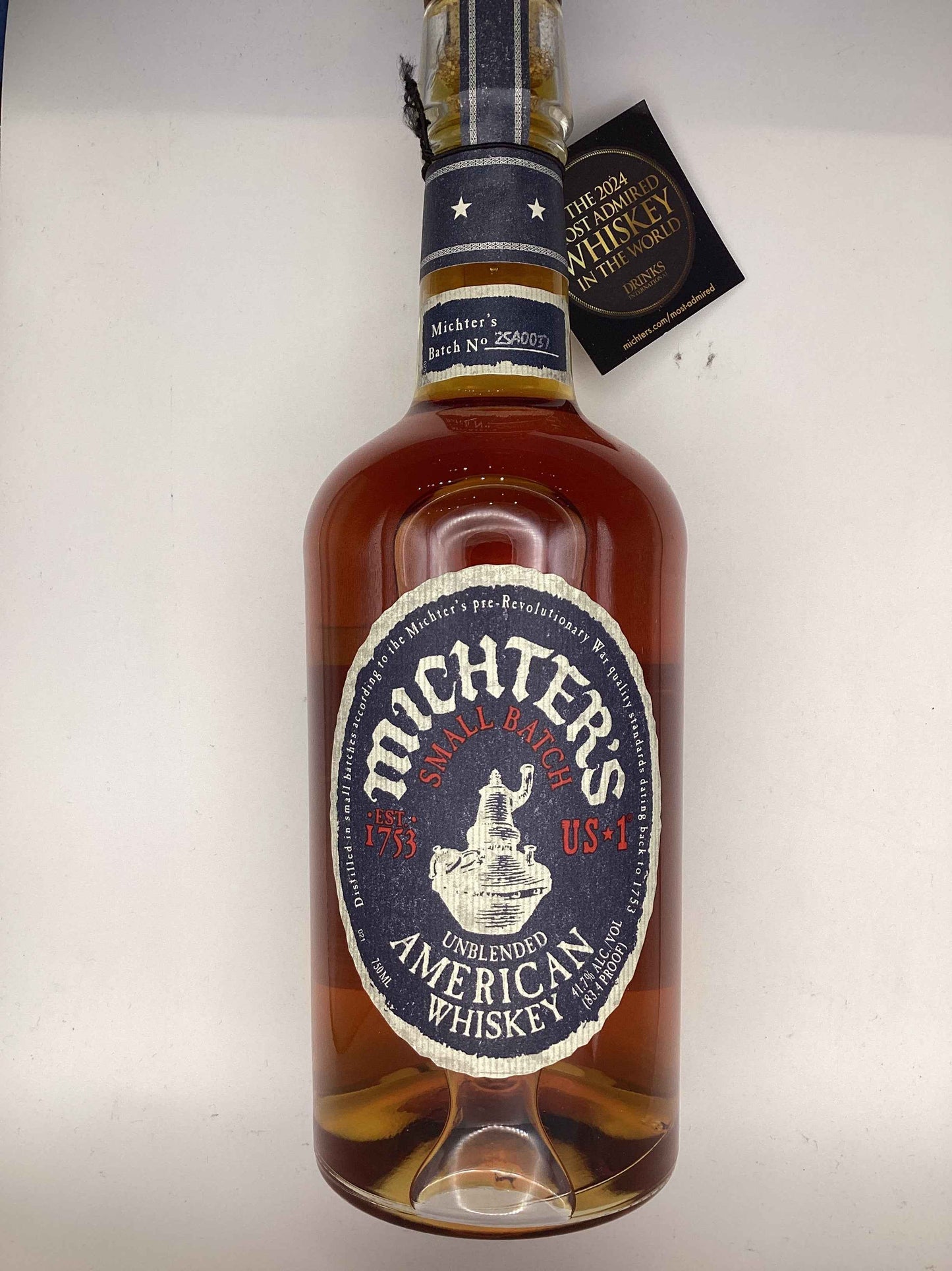 Michter’s Small Batch Unblended American Whiskey 750ml