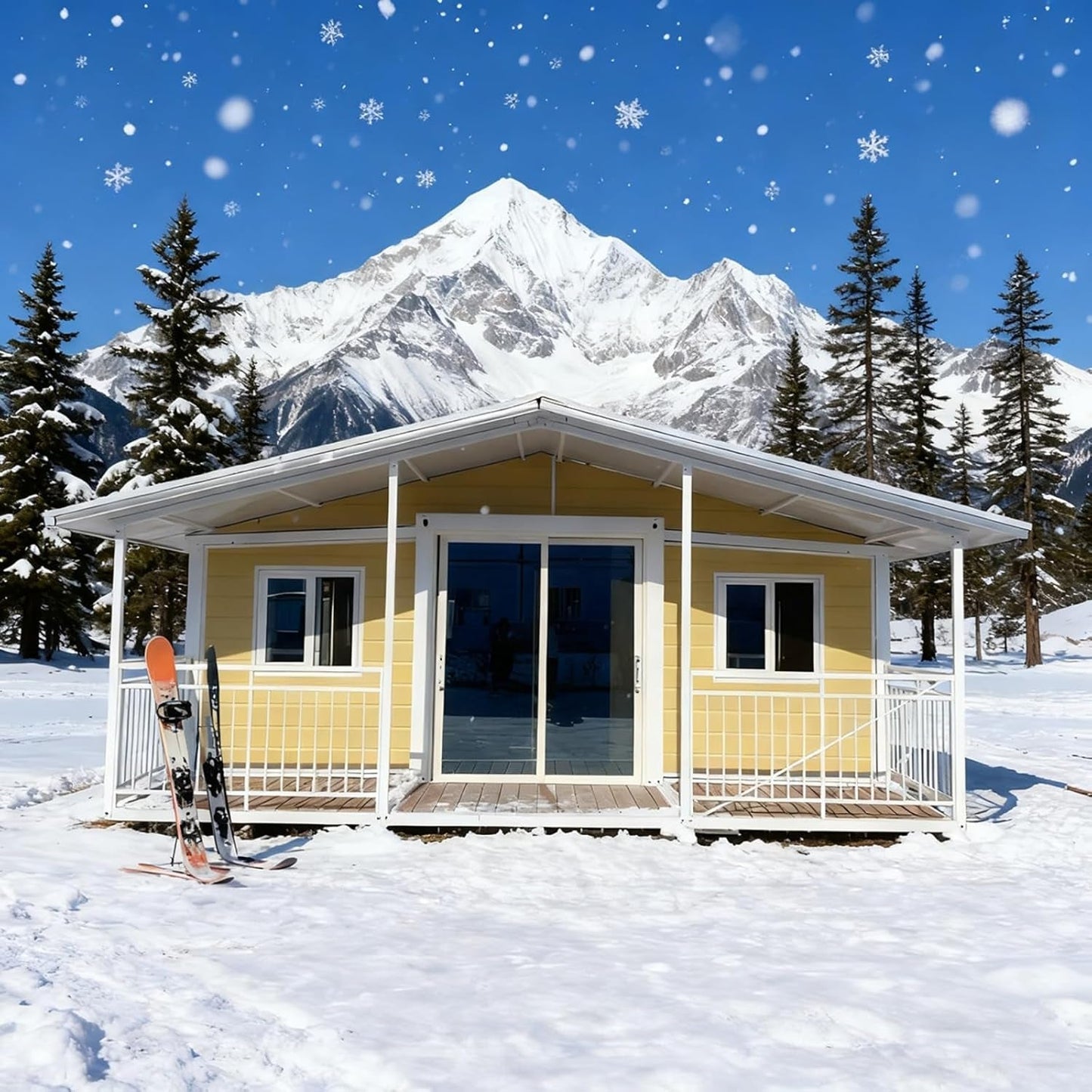 Expandable Modular Tiny House to Live in for Adults 20Ft Container House, Portable Foldable Prefab Tiny Home for Sale with Bedroom Bath & Kitchen, Customized Cabin Kit Outdoor Living Home