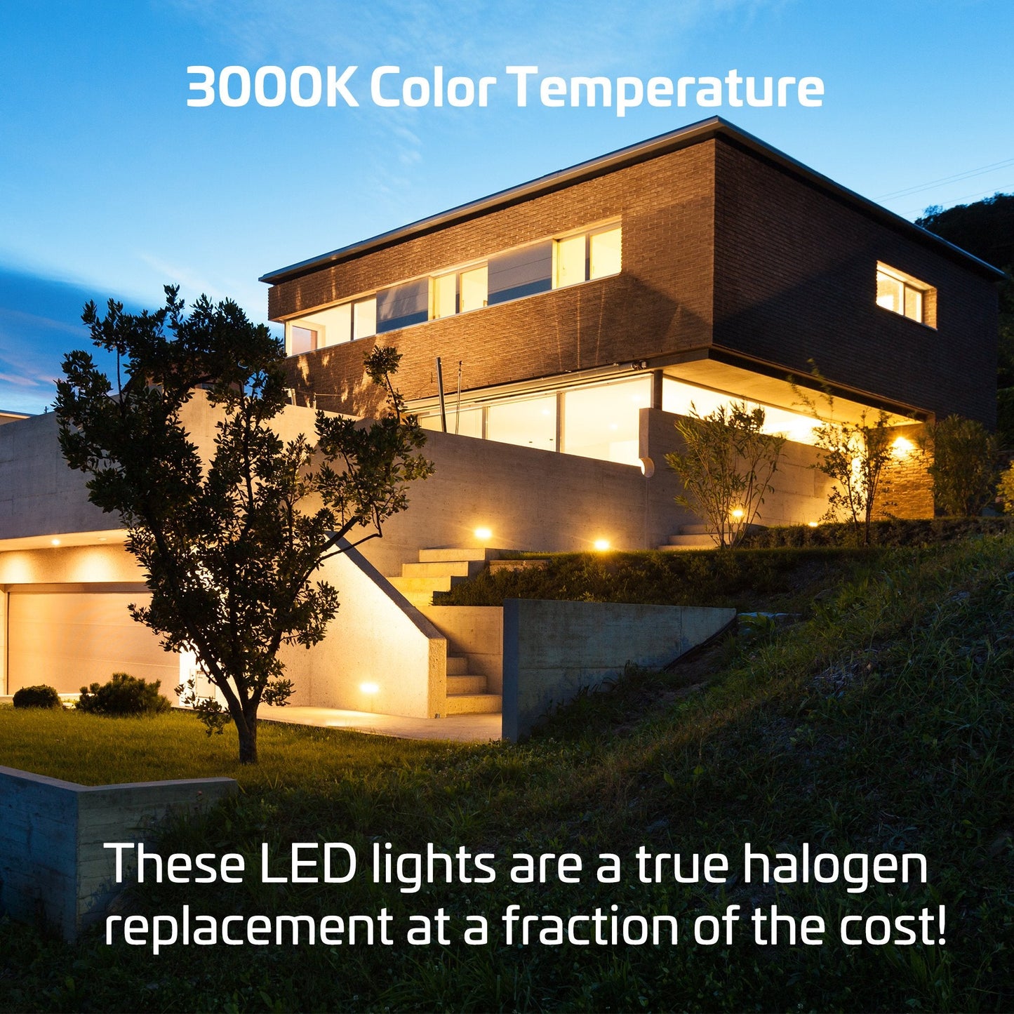 Newhouse Lighting Led Wall Wash Flood Light, 16W, 1500 Lumens, 3000K Warm White, Bronze, 2-Pack, Die-Cast Aluminum, Weatherproof