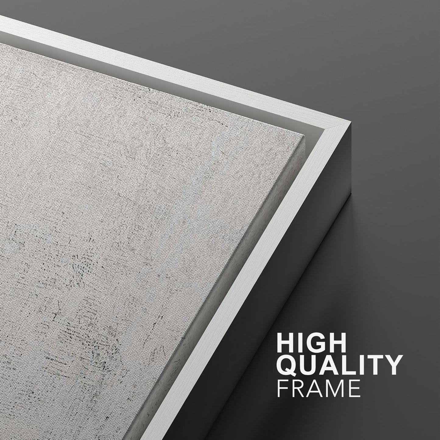 SIGNWIN Framed Canvas Print Wall Art Pastel Grunge Gray Landscape Abstract Shapes Illustrations for Living Room, Bedroom, Office - 16"x24"x2 White