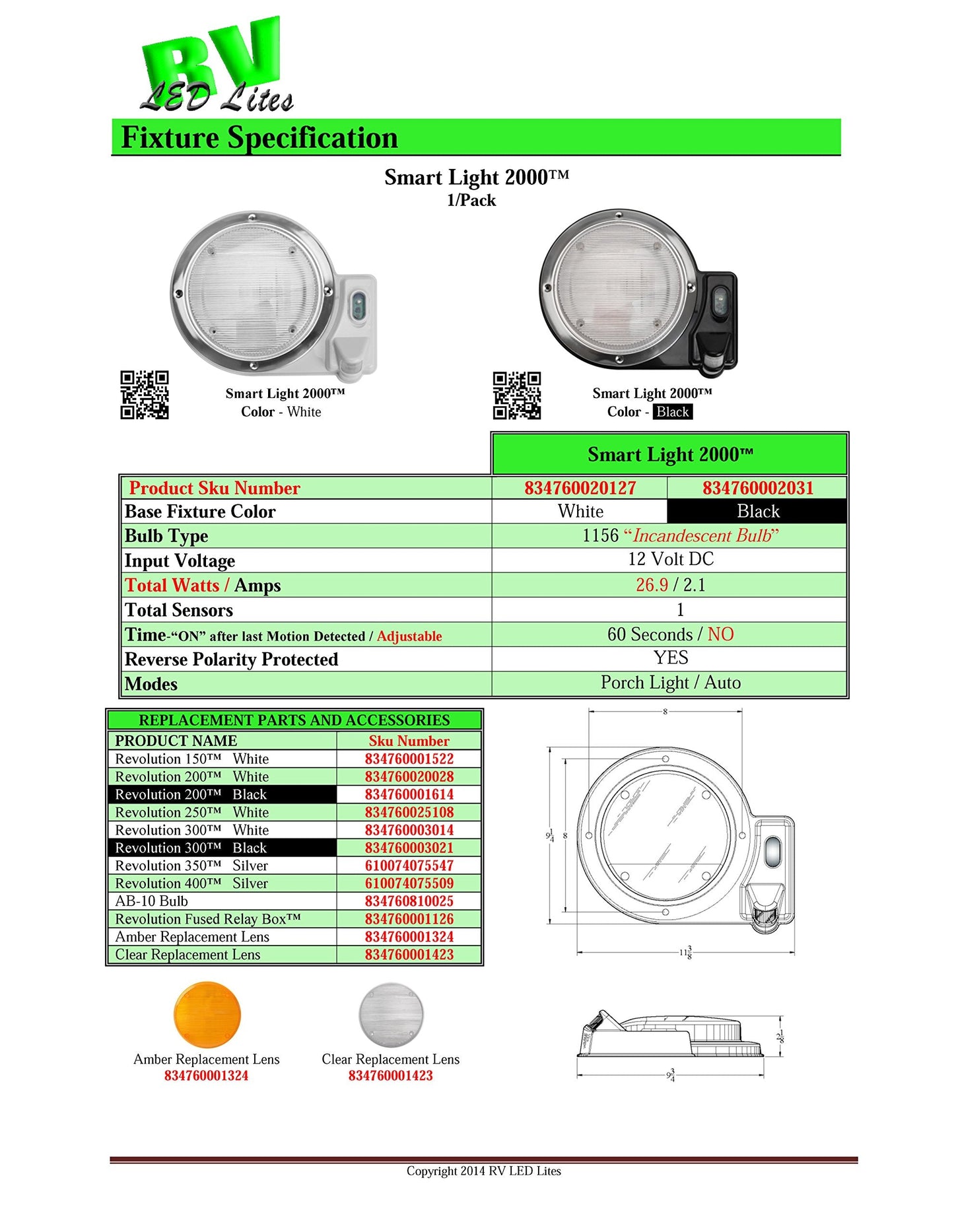 Ap Products 016Sl2000 Motion Light