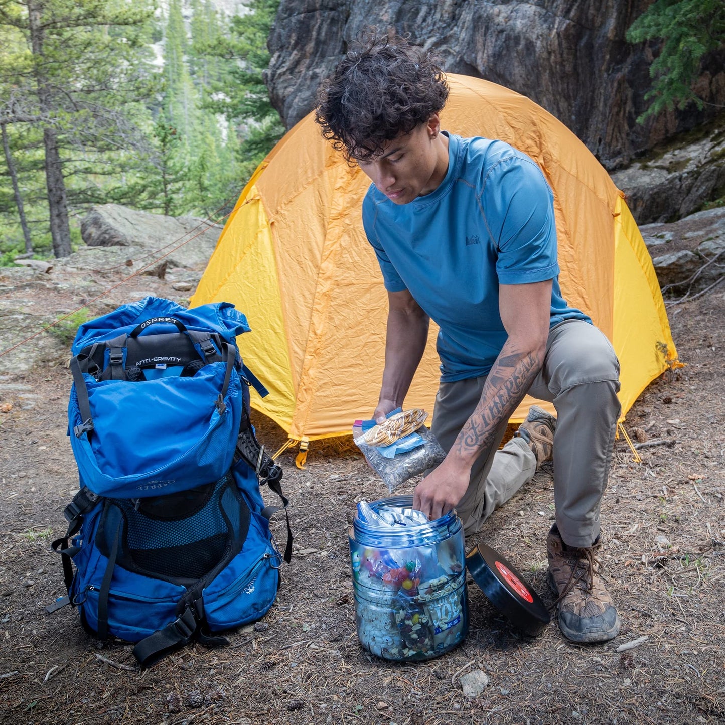 BearVault BV475 Trek Portable Bear Resistant Canister - Large
