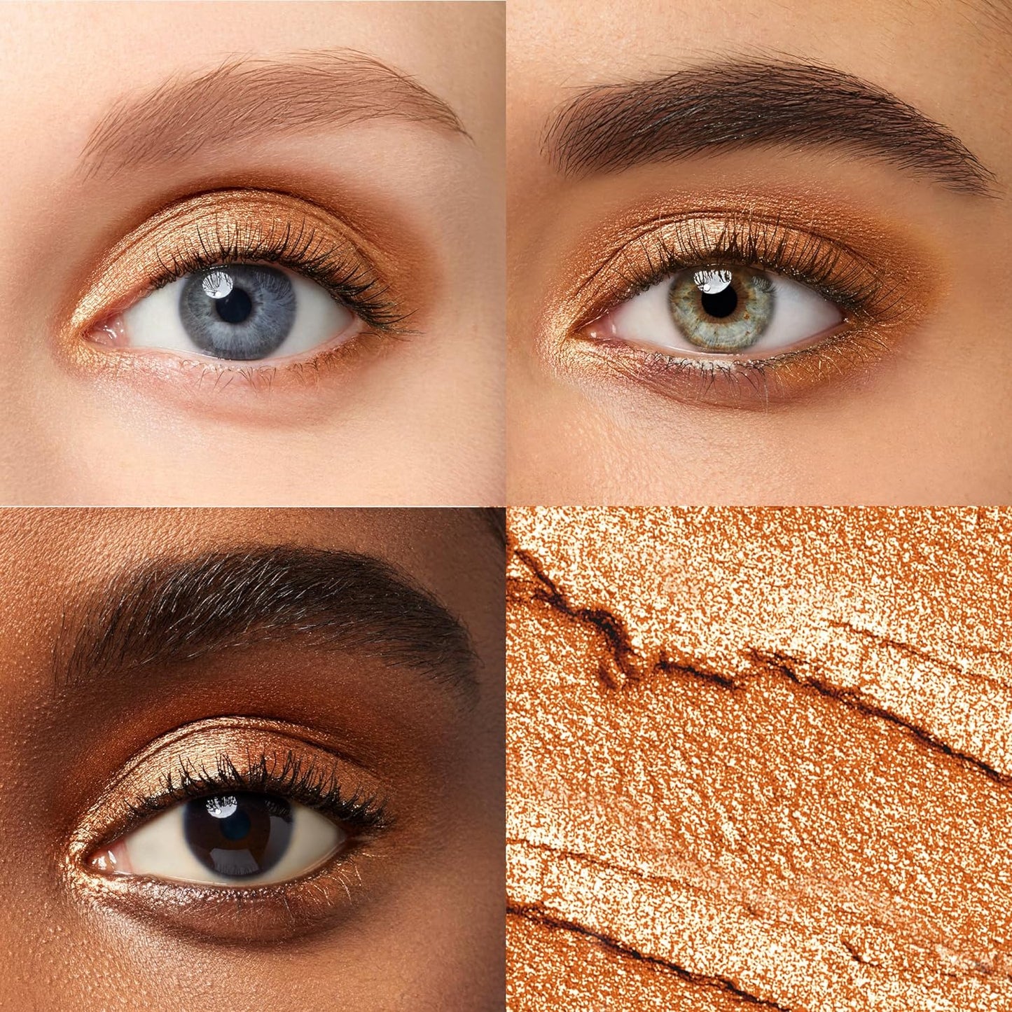 Julep Eyeshadow 101 Crème-to-Powder Eyeshadow Stick Duo + When Pencil Met Gel Sharpenable Multi-Use Longwear Eyeliner Pencil, 3pc Set - Bronze Shimmer, Soft Black & Marmalade Shimmer