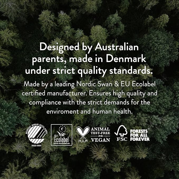 Joonya Baby Diapers, Size 3 M (9-18 lb) - 6 Bags of 28 (168) - New Range - NonToxic, Eco-Friendly, Ultra Slim, Overnight Use - Made in Denmark