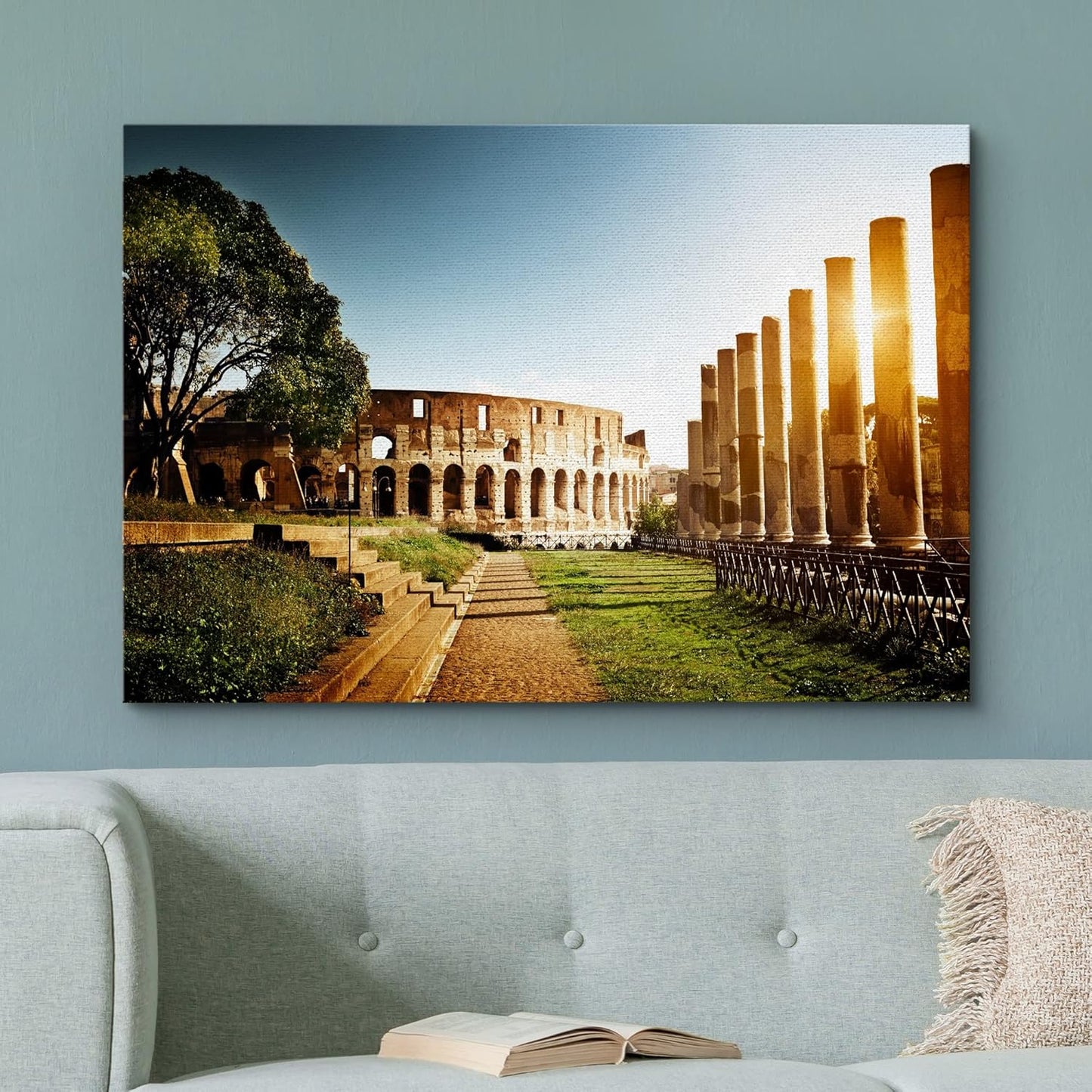 Canvas Prints Wall Art - Colosseum in Rome, Italy - 32" x 48"