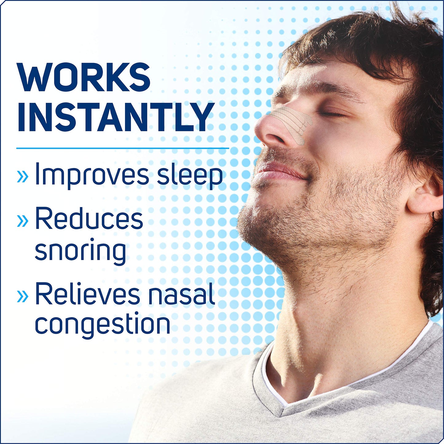 Clear Passage Nasal Strips Extra Strength, Tan, 50 Count | Works Instantly to Improve Sleep, Reduce Snoring, & Relieve Nasal Congestion Due to Colds & Allergies
