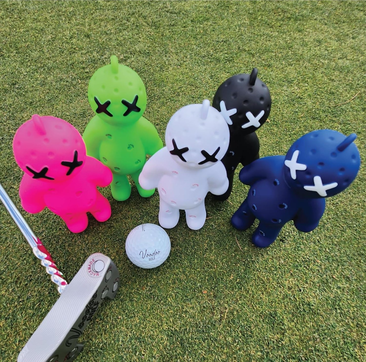 Ball Tee Holder | Novelty Keychain Accessory for Bag | Gifts for Men | Fits 3 1/4, 2 3/4, 1 1/2 Tees