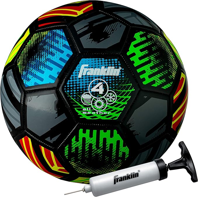 Franklin Sports Mystic Soccer Balls - Soccer Ball and Air Pump Sets - Multiple Size Soccer Balls - Soft Cover - Perfect fo...