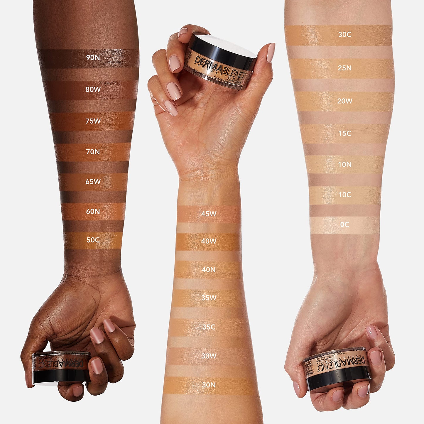 Dermablend Cover Creme Full Coverage Foundation with SPF 30, 20W Cashew Beige, 1 oz.