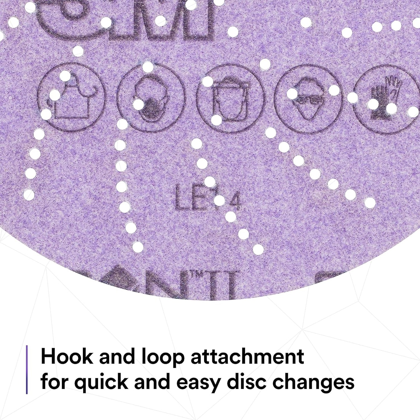3M Xtract Cubitron II Hookit Clean Sanding Film Disc 775L, 320+, 3 in, Pack of 50 Hook and Loop Sanding Discs for Paint Preparation and Removal, General Sanding, Refining, Blending, and Featheredge