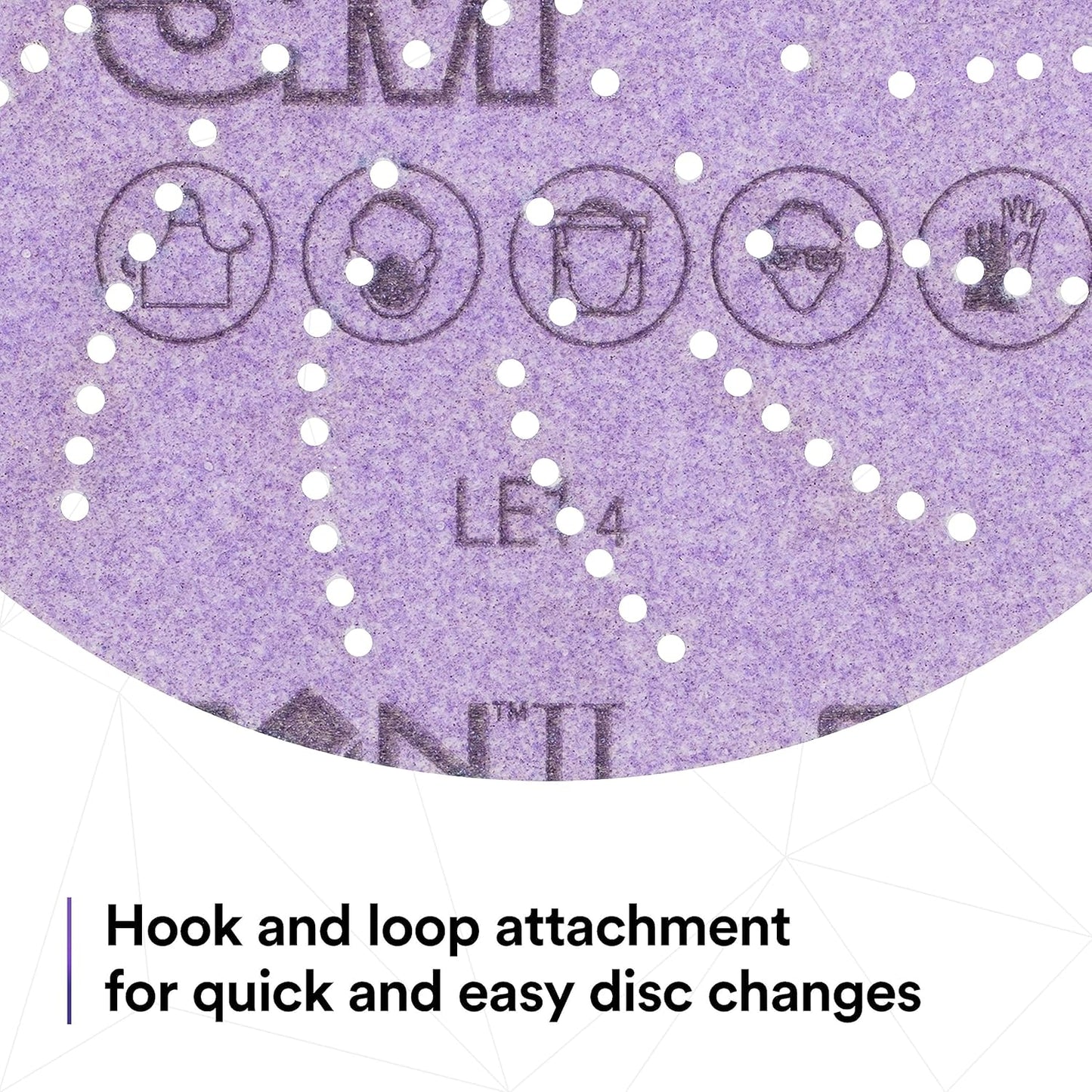 3M Xtract Cubitron II Hookit Clean Sanding Film Disc 775L, 320+, 5 in, Pack of 50 Hook and Loop Sanding Discs for Paint Preparation and Removal, General Sanding, Refining, Blending, and Featheredge