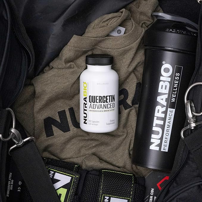 NutraBio Quercetin Advanced with Added Vitamin C and Bromelain - Potent Antioxidant - 90 Capsules