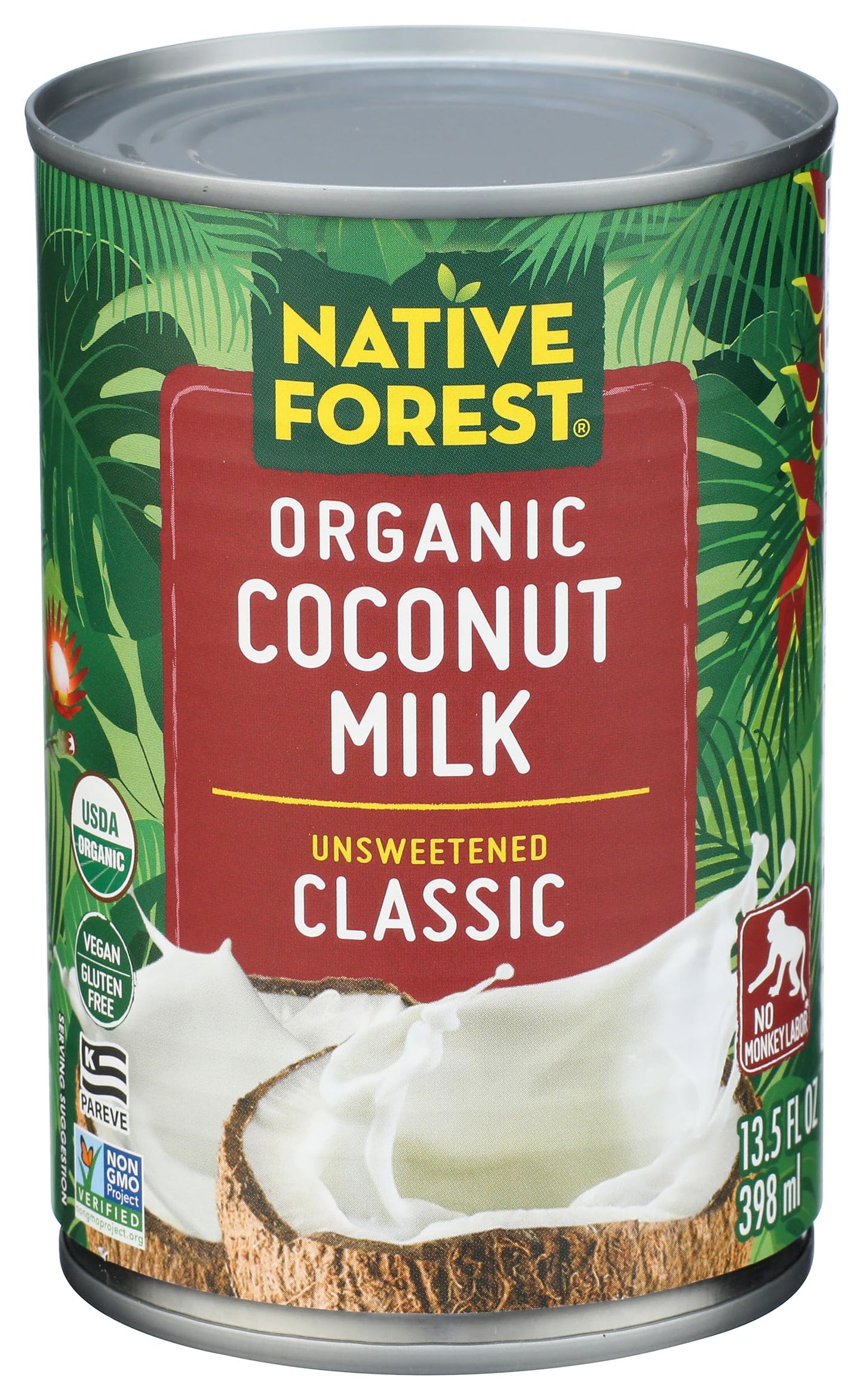 Native Forest Unsweetened Classic Coconut Milk, Organic, 13.5 Fl Oz