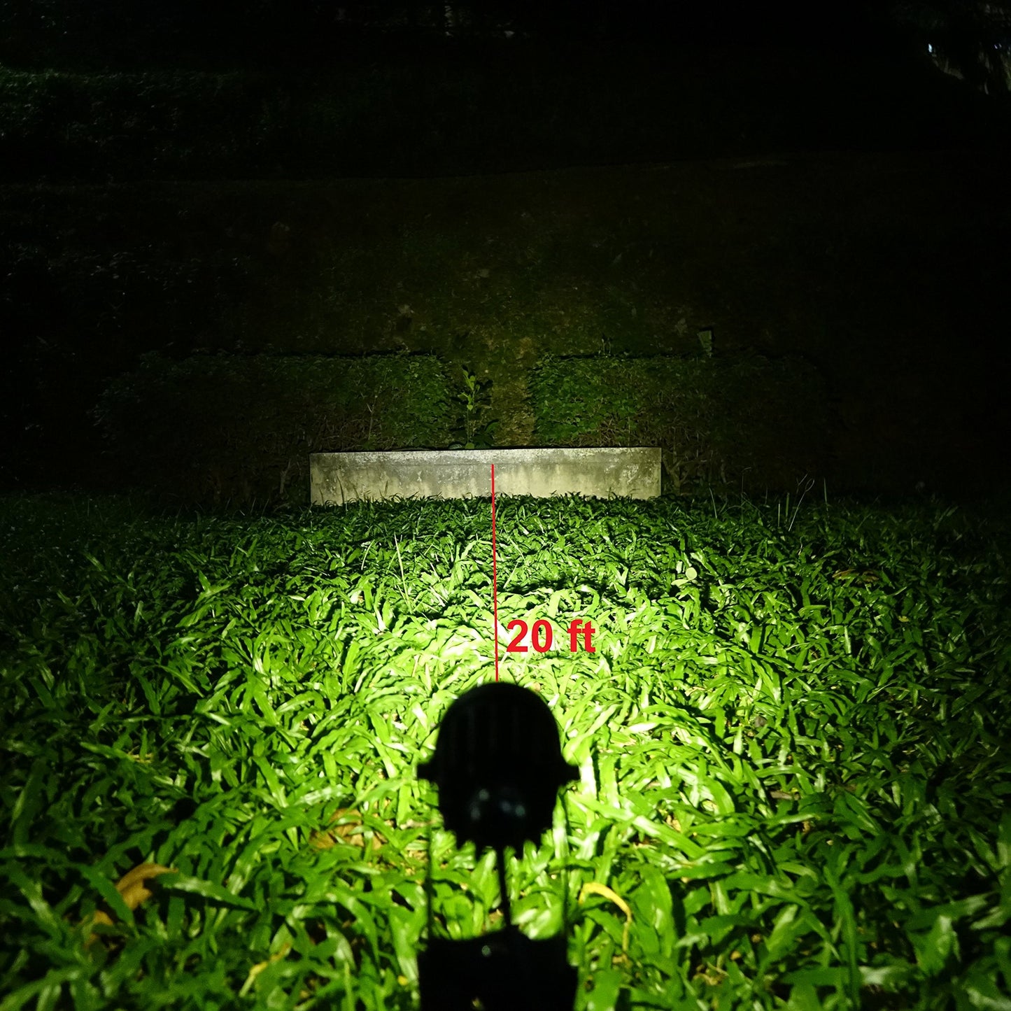 Solar Light Mart Mini 50X Led Spotlight - Warm White, Black, Aluminium, 60-100 Lumen For Outdoor Garden & Landscape Lighting