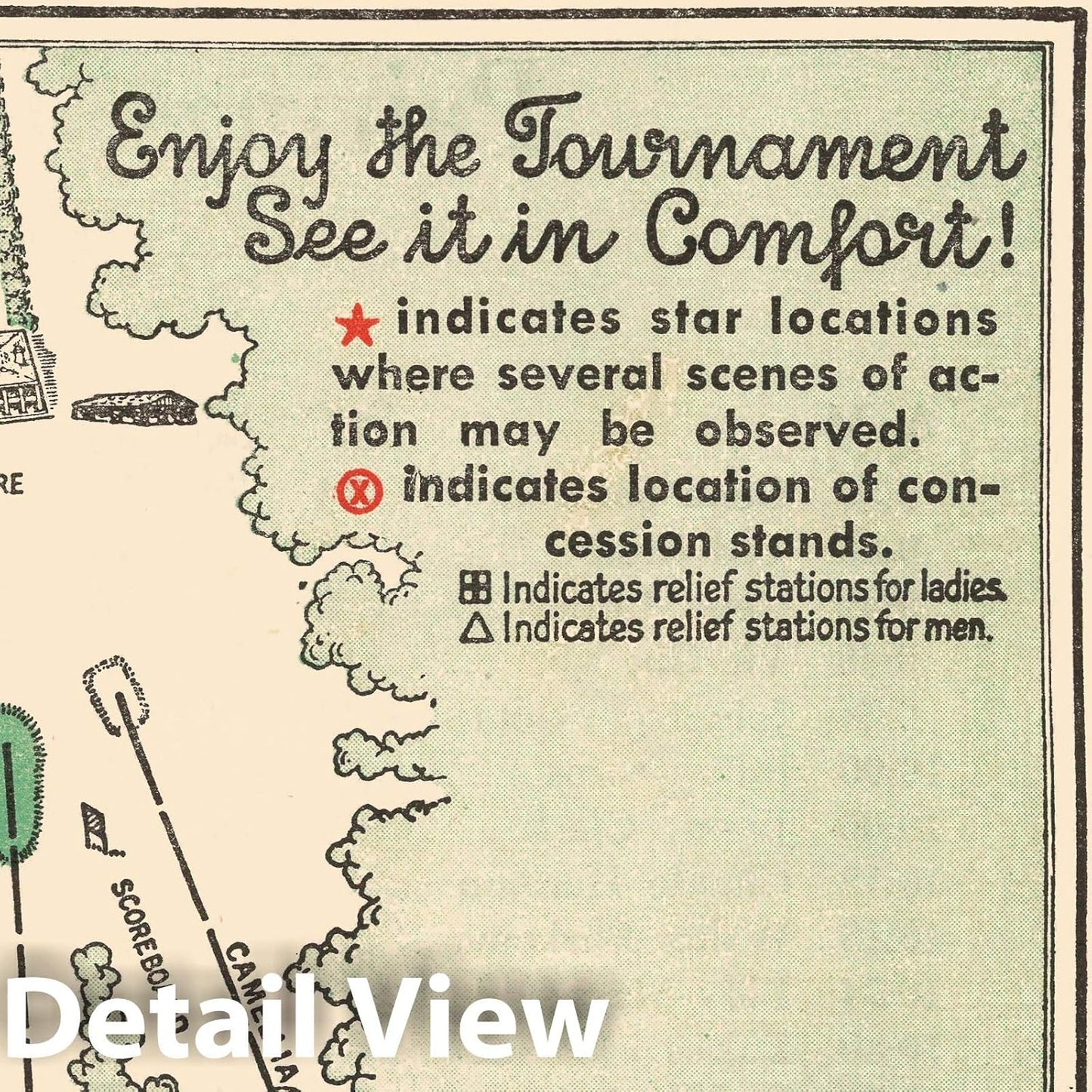 Historic Map - Augusta National Golf Club Course, 1954 - Unframed Vintage Wall Art 18in x 24in