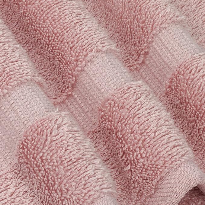 Chakir Turkish Linens | Hotel & Spa Quality 100% Cotton Luxury Turkish Towels | Soft & Absorbent (30x60 Inches Extra Large Bath Towels, Set of 4 - Pink)