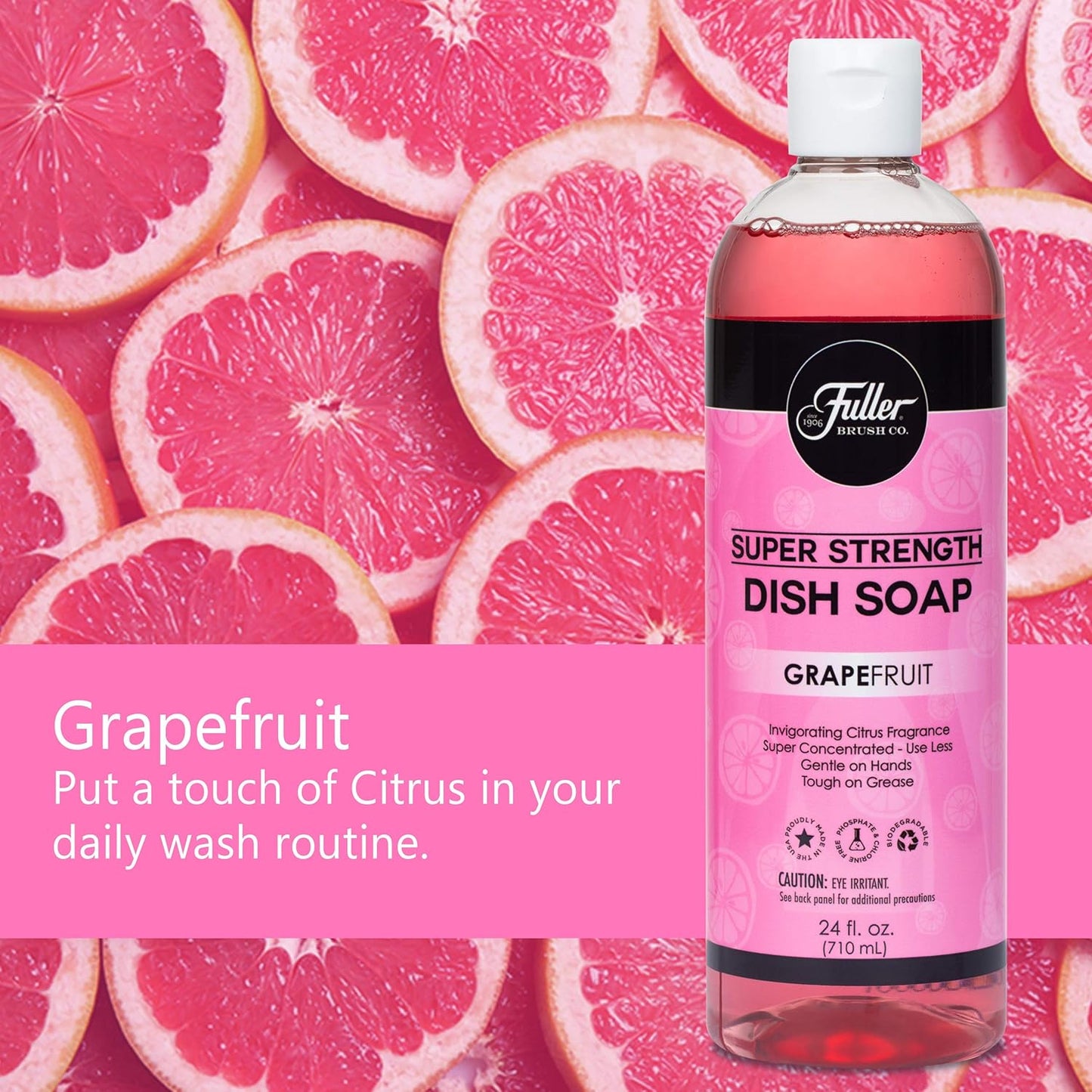 Fuller Brush Super Strength Dish Soap – Grapefruit Scent
